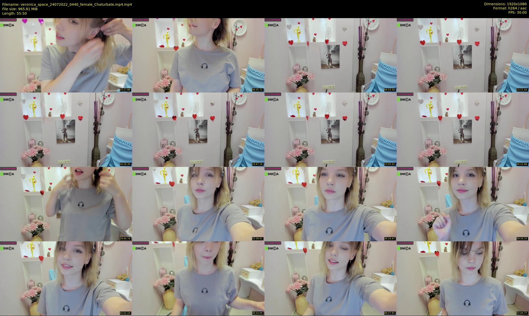 veronica_space — 56 minute Chaturbate female cam show recording, 1080p, Jul 24, 2022