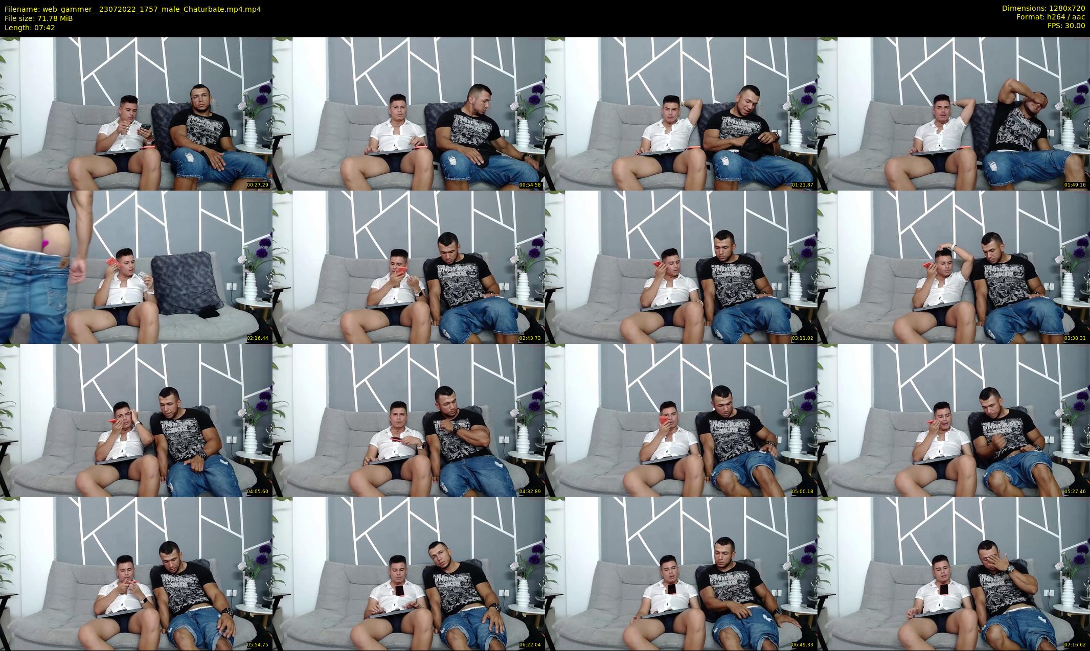 web_gammer_ — 8 minute Chaturbate male cam show recording, 720p, Jul 23, 2022