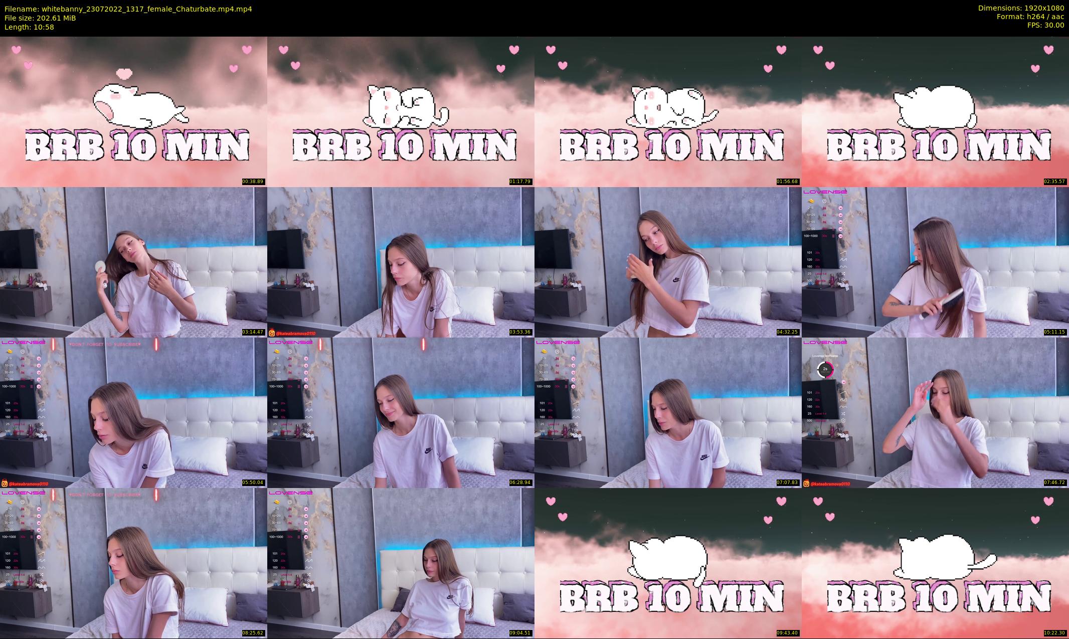 whitebanny — 11 minute Chaturbate couple cam show recording, 1080p, Jul 23, 2022