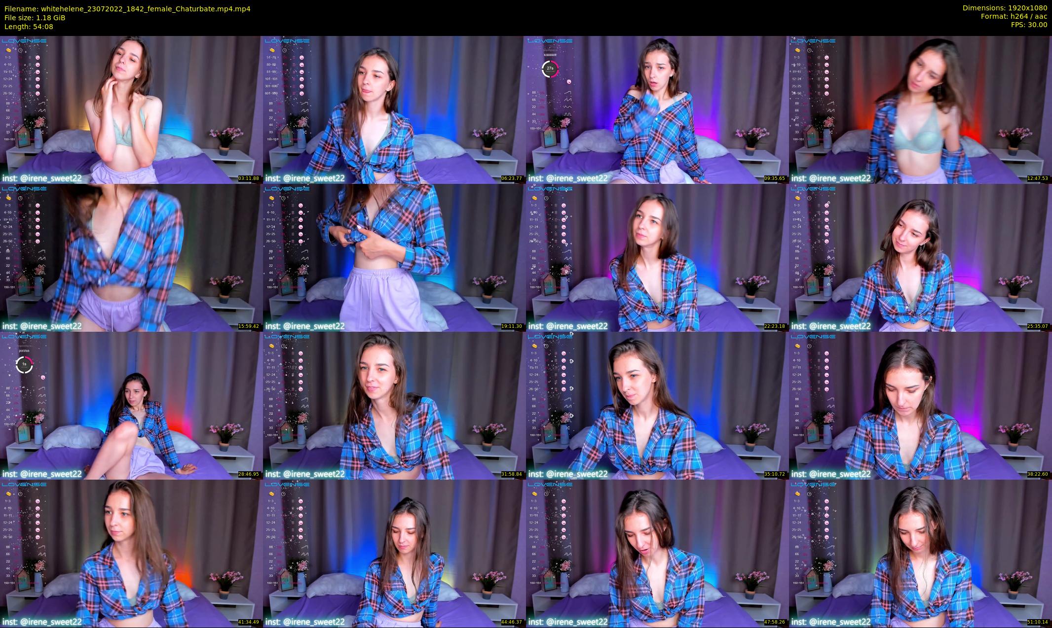 whitehelene — 55 minute Chaturbate female cam show recording, 1080p, Jul 23, 2022