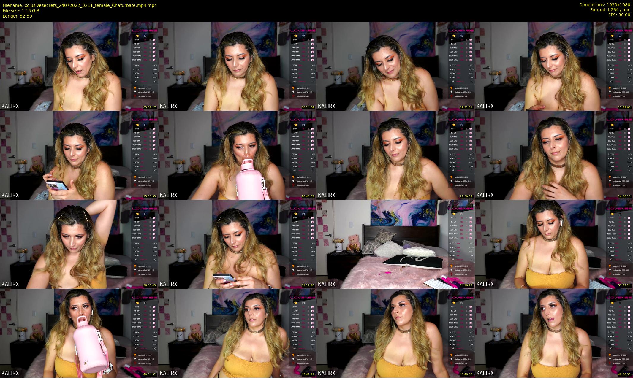 xclusivesecrets — 53 minute Chaturbate female cam show recording, 1080p, Jul 24, 2022
