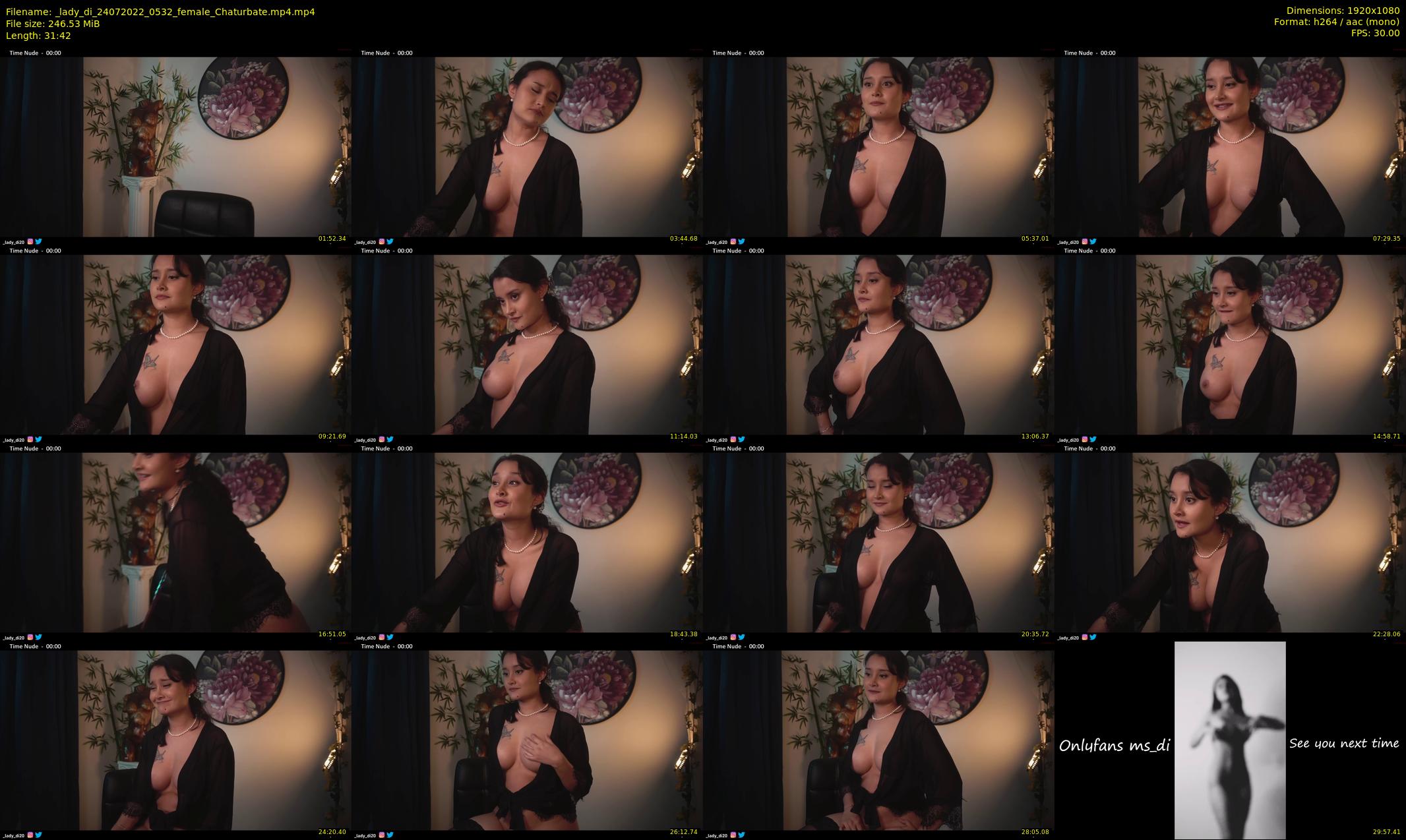 _lady_di — 32 minute Chaturbate female cam show recording, 1080p, Jul 24, 2022