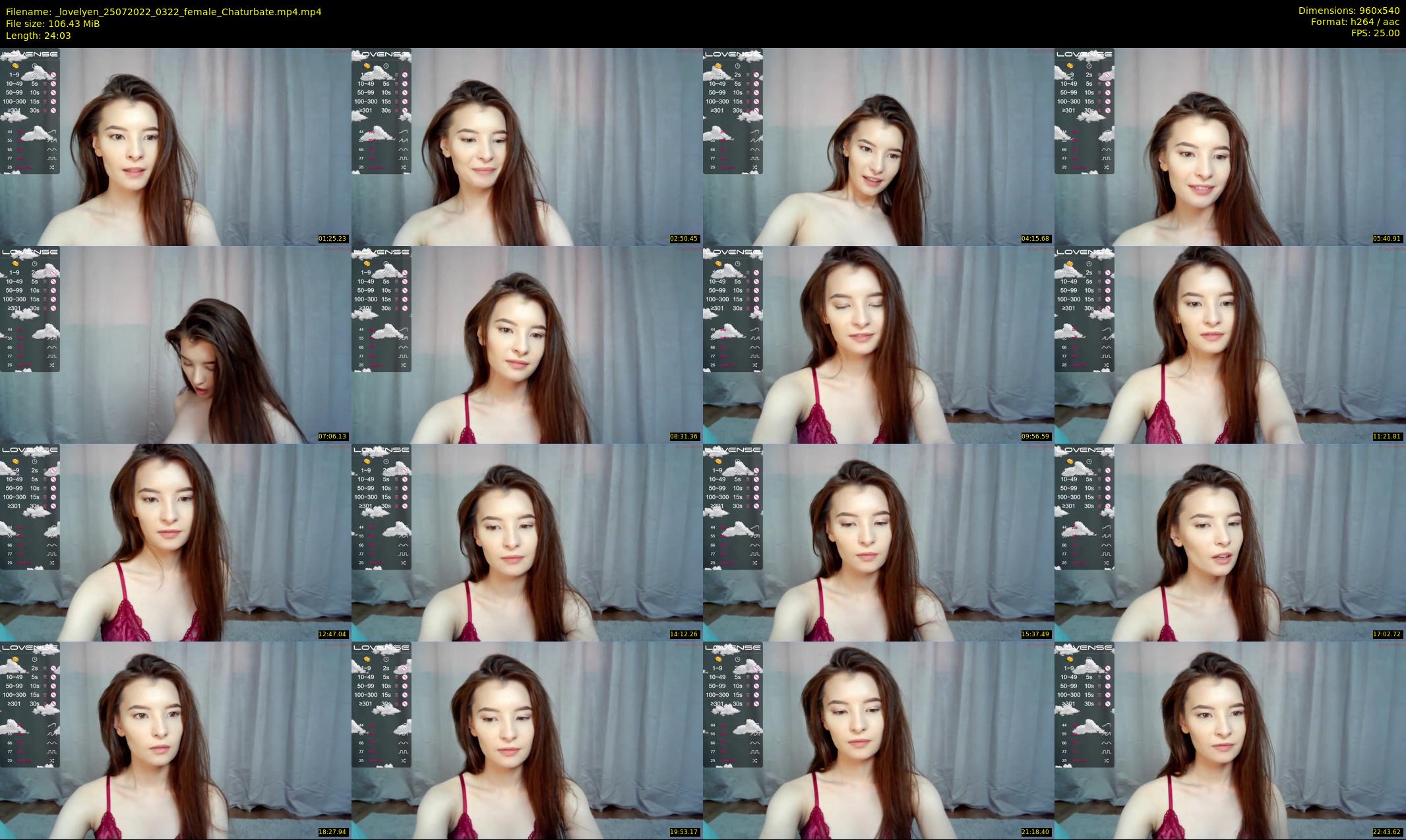 _lovelyen — 25 minute Chaturbate female cam show recording, 480p, Jul 25, 2022