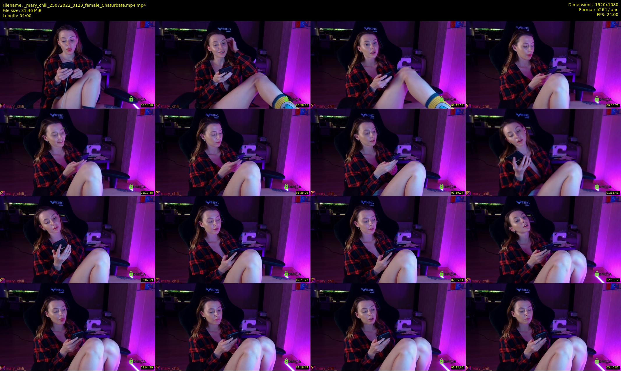 _mary_chili — 4 minute Chaturbate female cam show recording, 1080p, Jul 25, 2022
