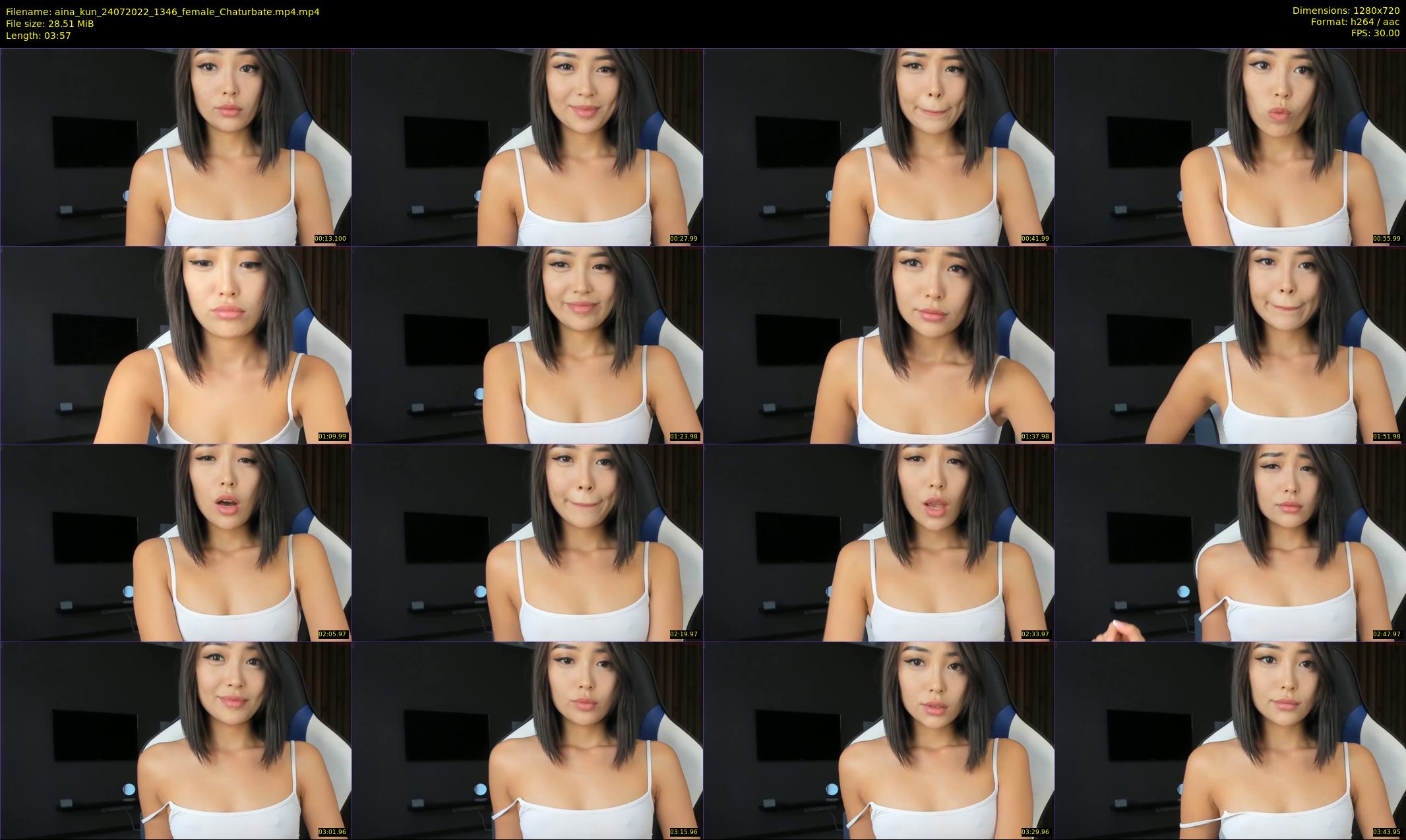 aina_kun — 4 minute Chaturbate female cam show recording, 720p, Jul 24, 2022