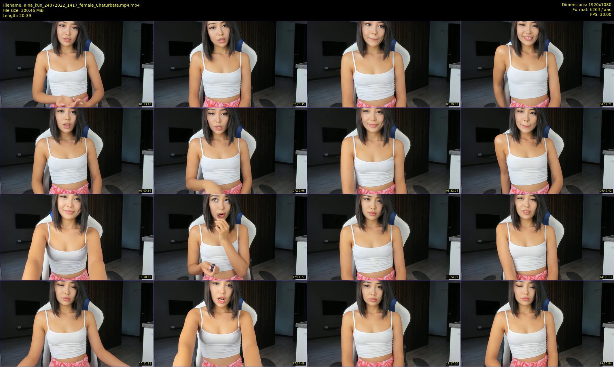 aina_kun — 21 minute Chaturbate female cam show recording, 1080p, Jul 24, 2022