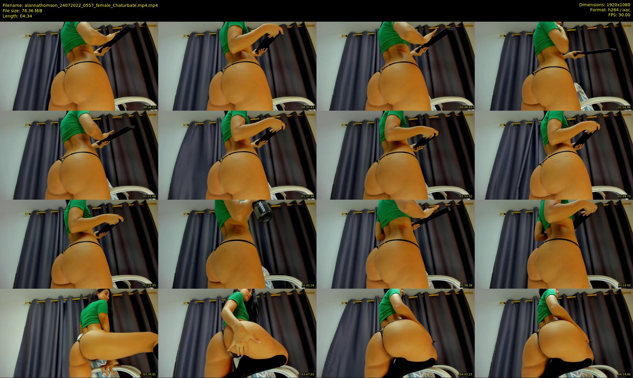 alannathomson — 5 minute Chaturbate female cam show recording, 1080p, Jul 24, 2022
