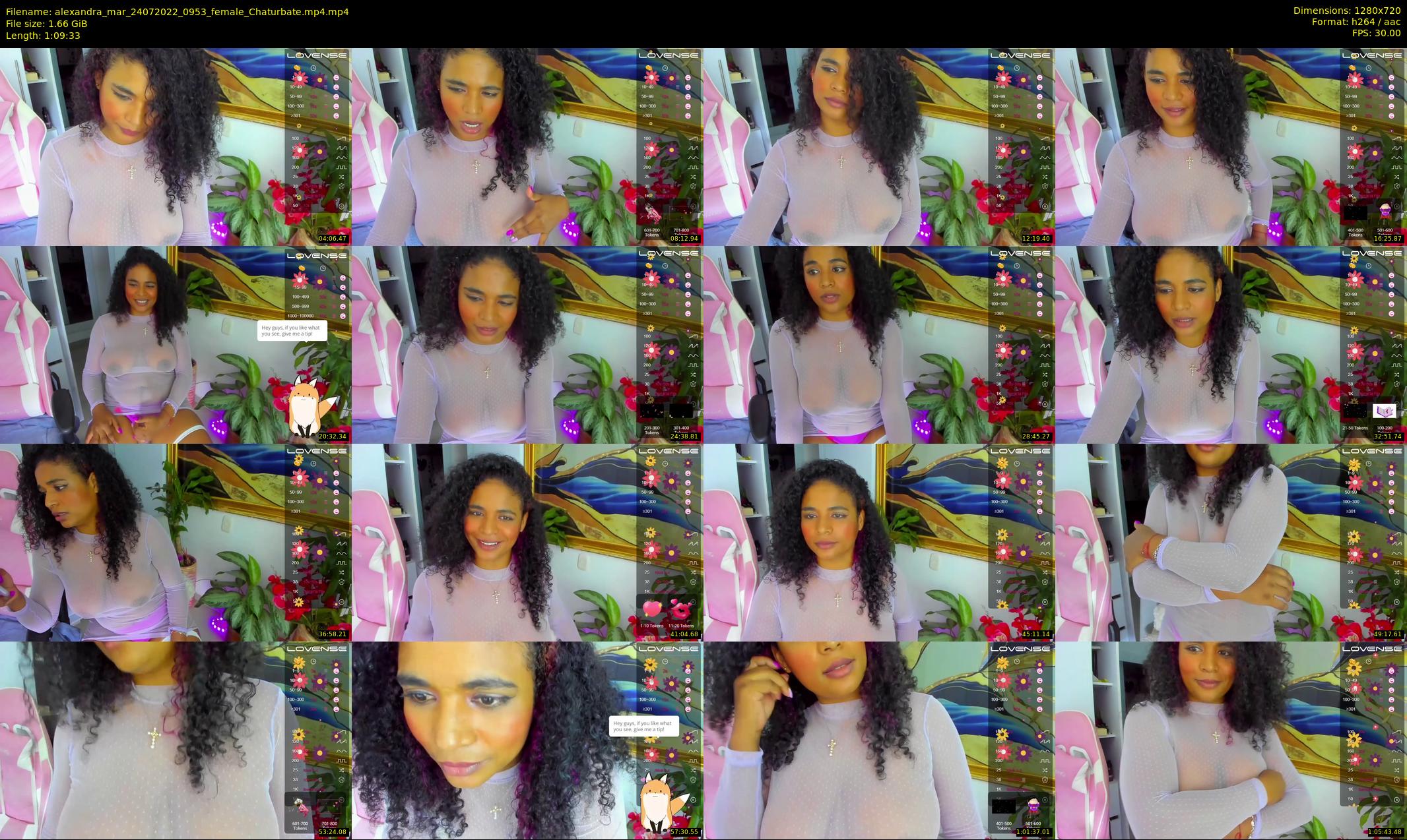alexandra_mar — 70 minute Chaturbate female cam show recording, 720p, Jul 24, 2022