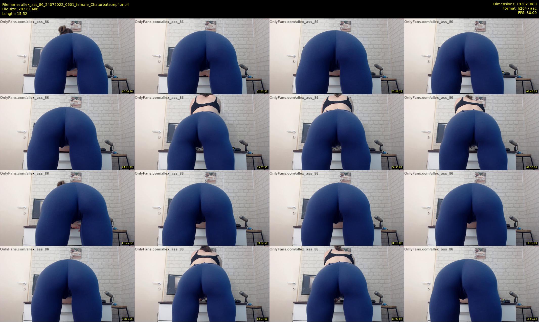allex_ass_86 — 16 minute Chaturbate female cam show recording, 1080p, Jul 24, 2022