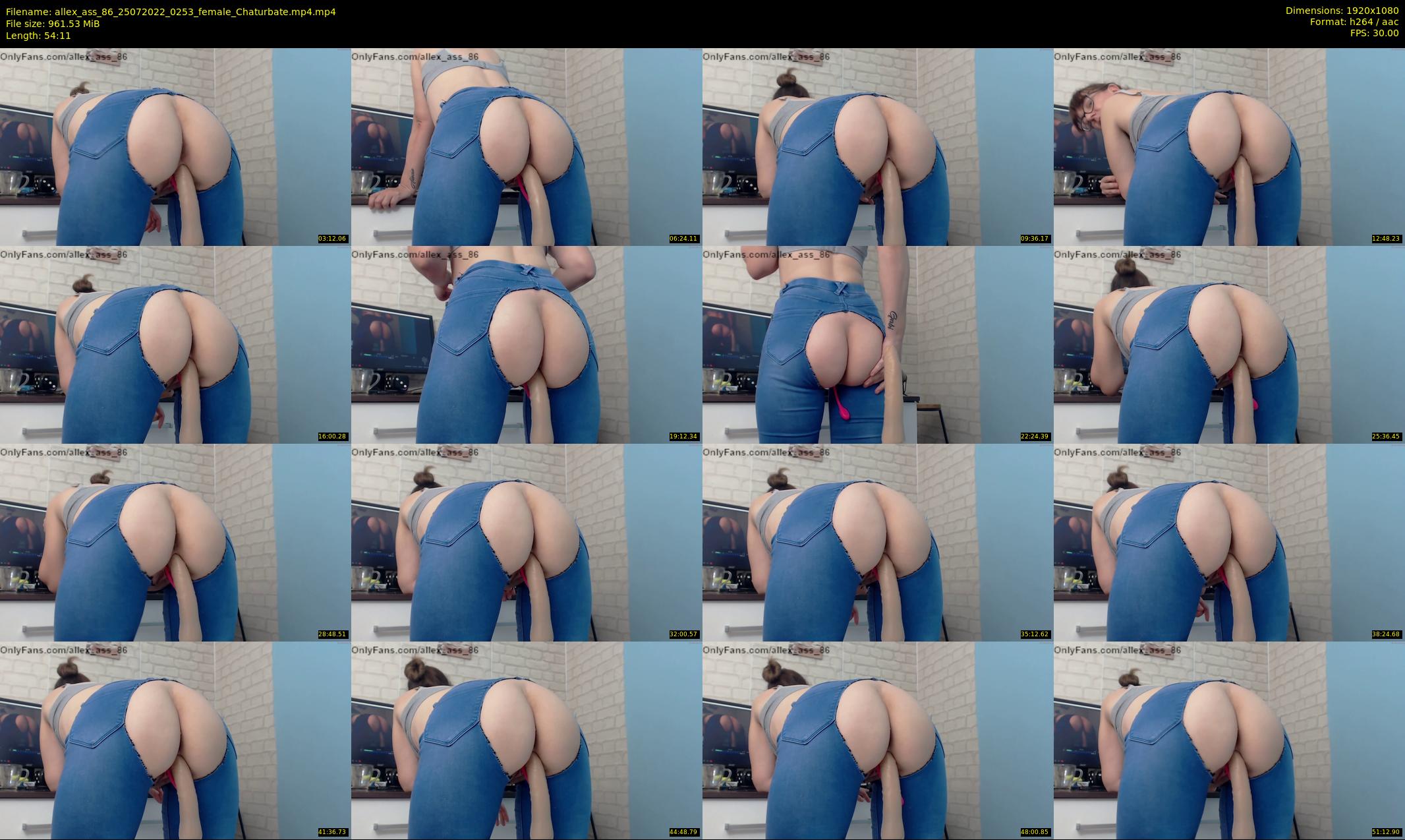 allex_ass_86 — 55 minute Chaturbate female cam show recording, 1080p, Jul 25, 2022