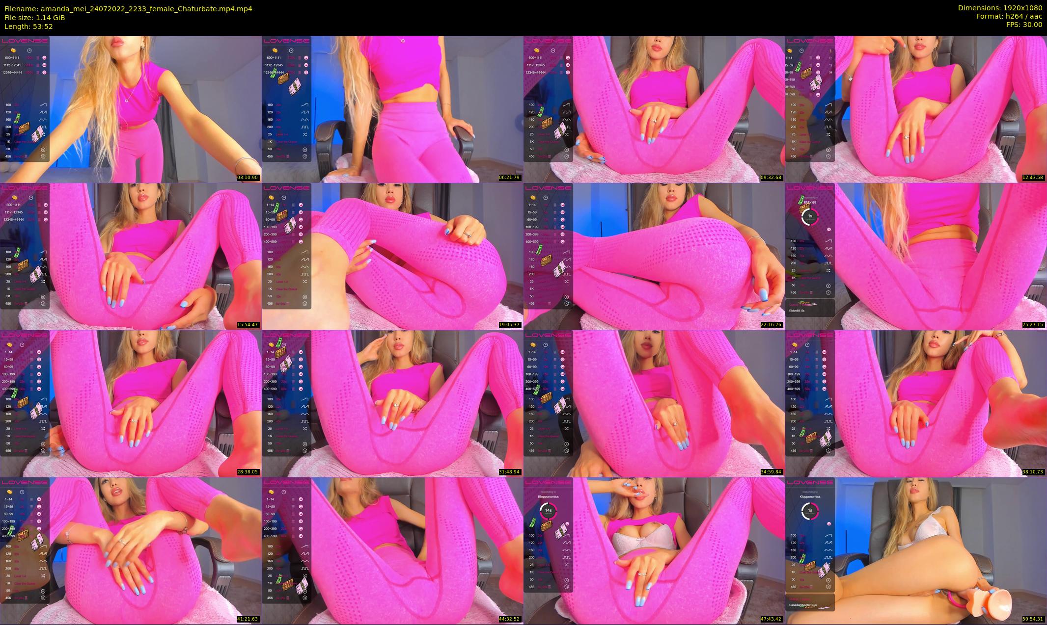 amanda_mei — 54 minute Chaturbate female cam show recording, 1080p, Jul 24, 2022