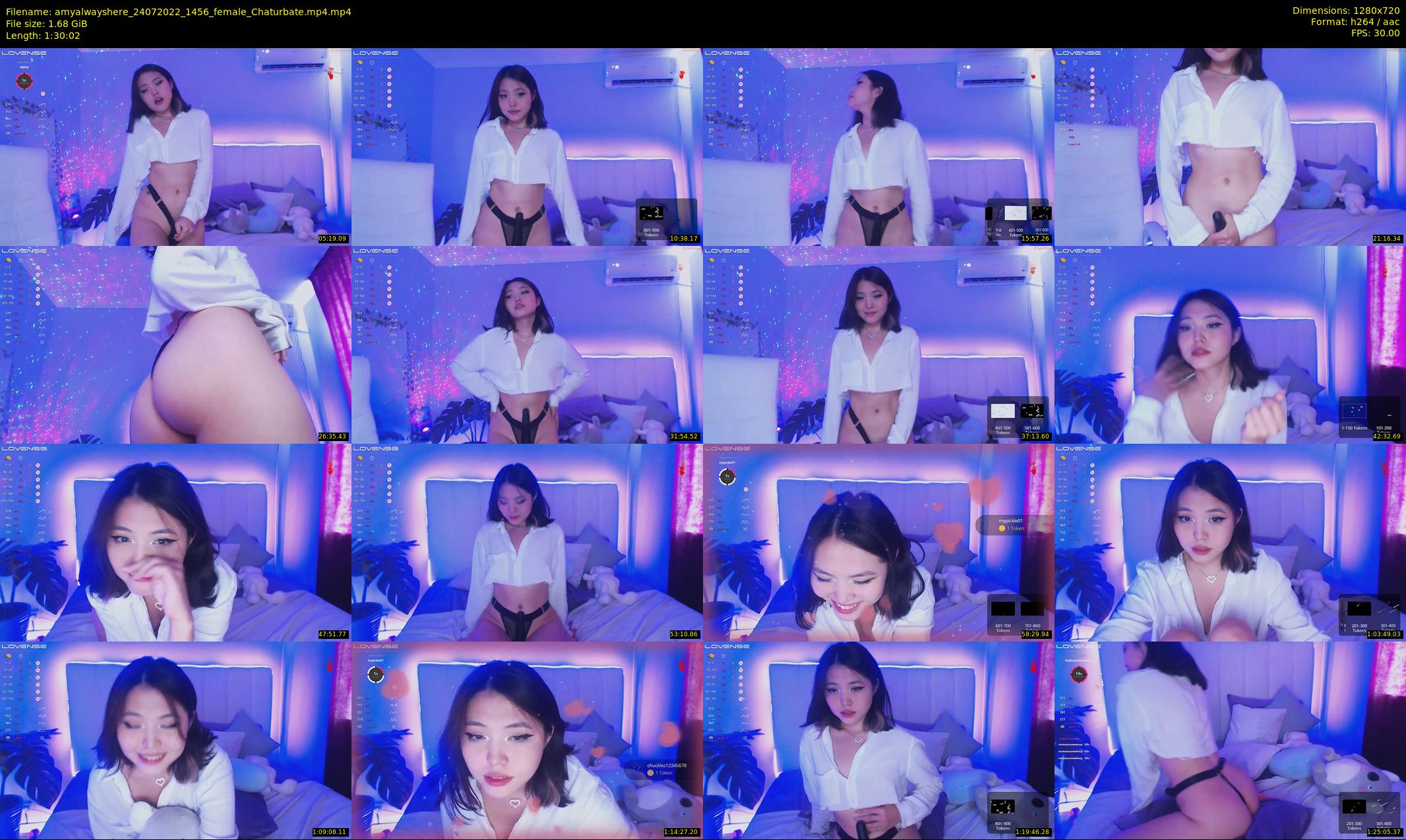 amyalwayshere — 91 minute Chaturbate female cam show recording, 720p, Jul 24, 2022