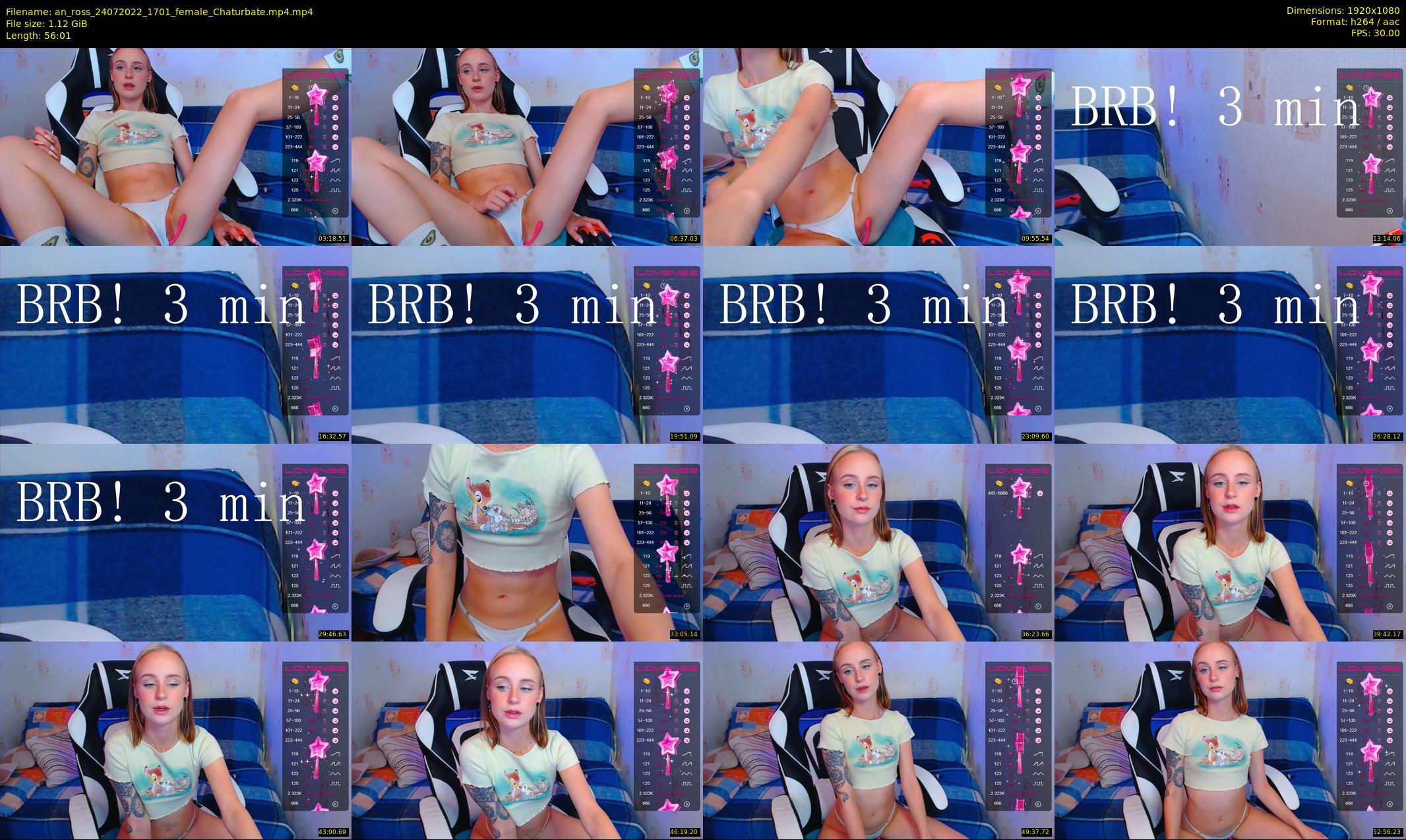 an_ross — 57 minute Chaturbate female cam show recording, 1080p, Jul 24, 2022