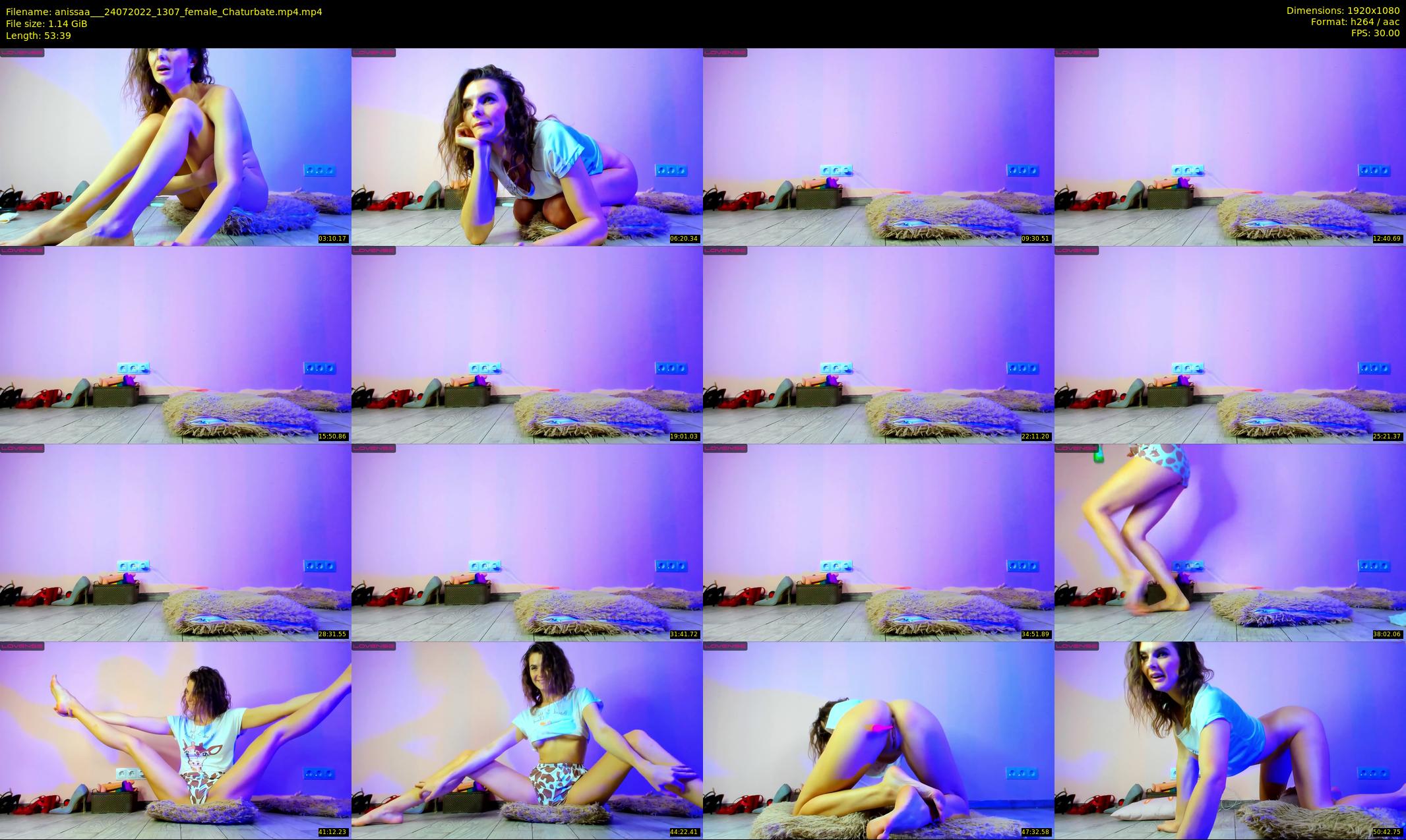 anissaa__ — 54 minute Chaturbate female cam show recording, 1080p, Jul 24, 2022