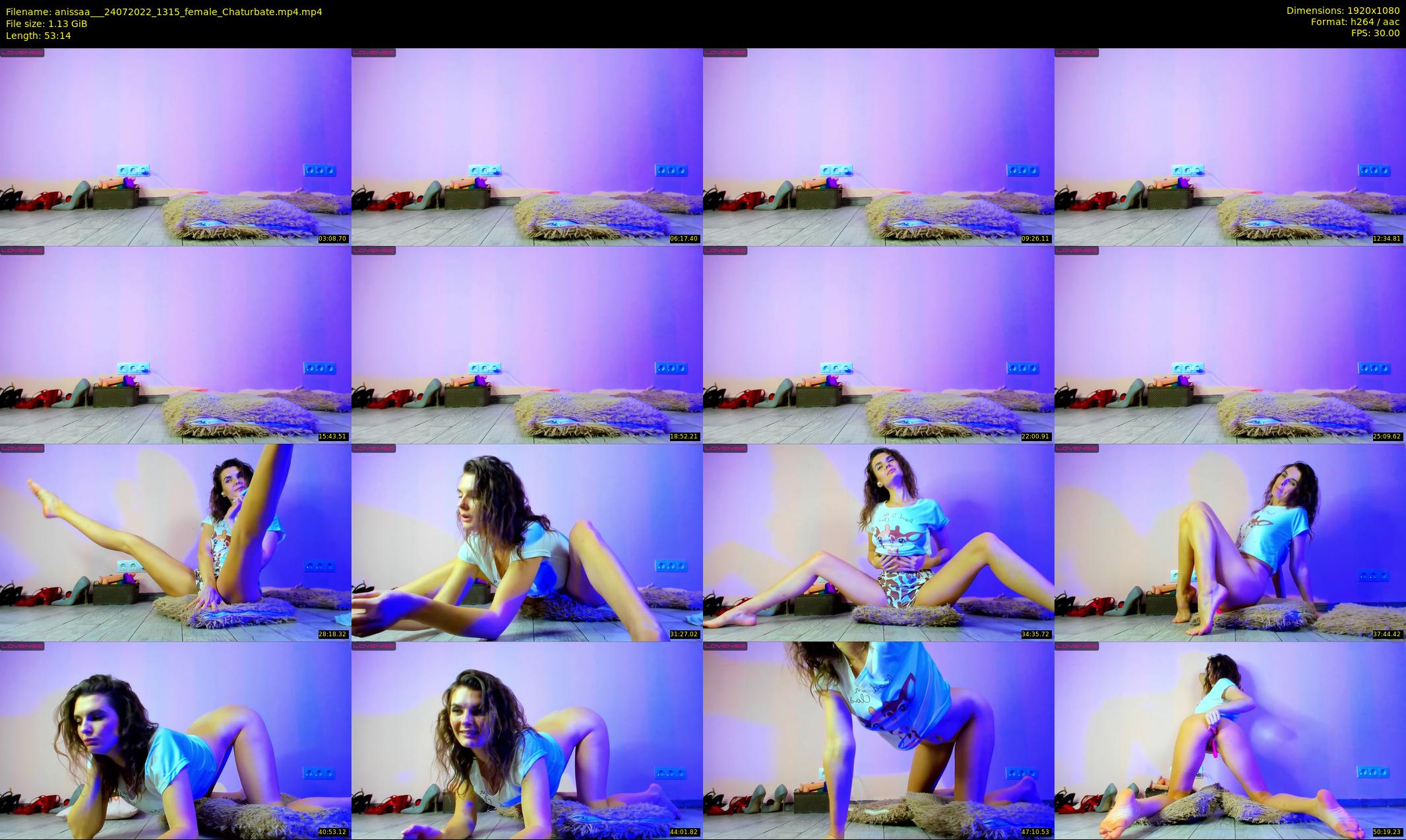 anissaa__ — 54 minute Chaturbate female cam show recording, 1080p, Jul 24, 2022