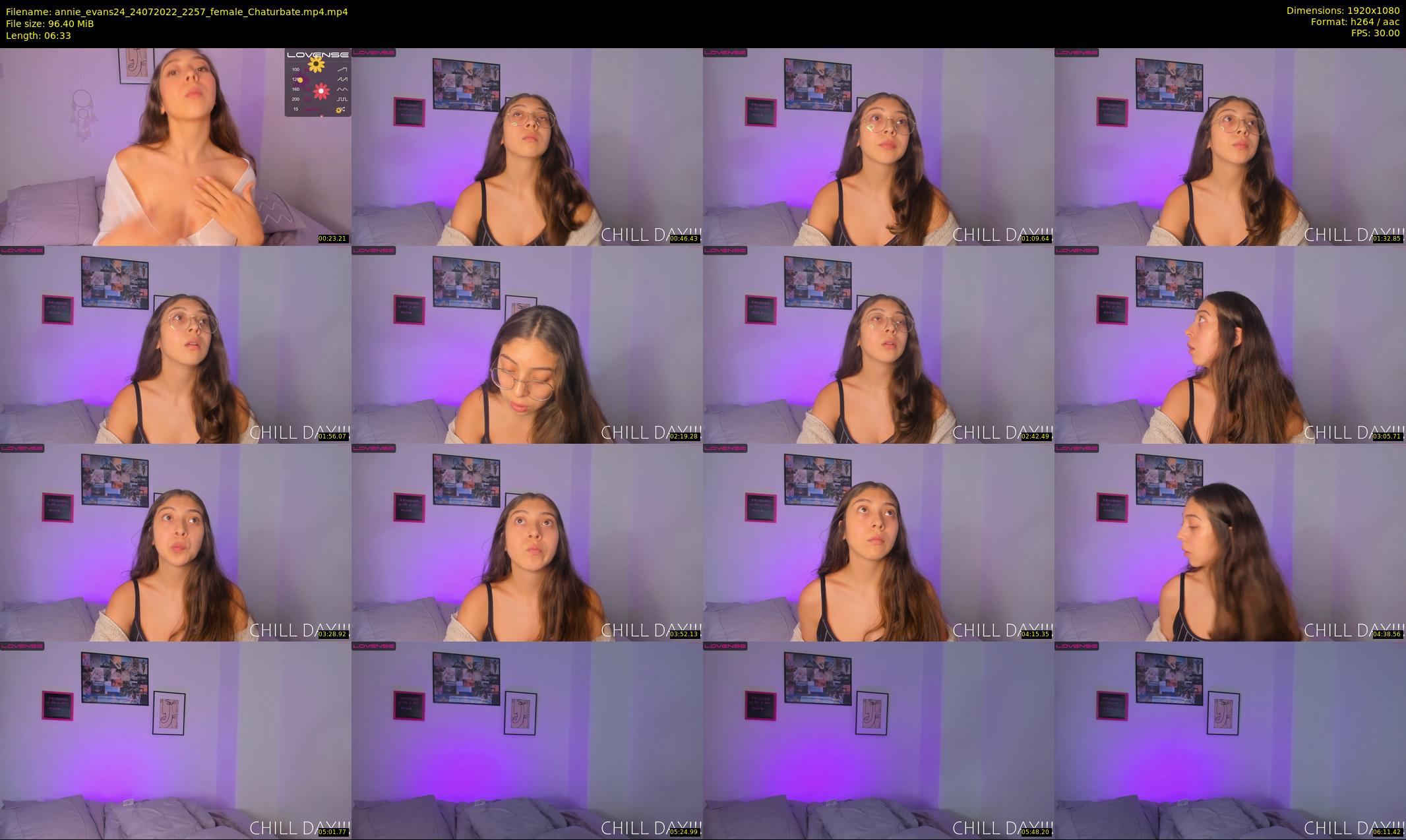 annie_evans24 — 7 minute Chaturbate female cam show recording, 1080p, Jul 24, 2022