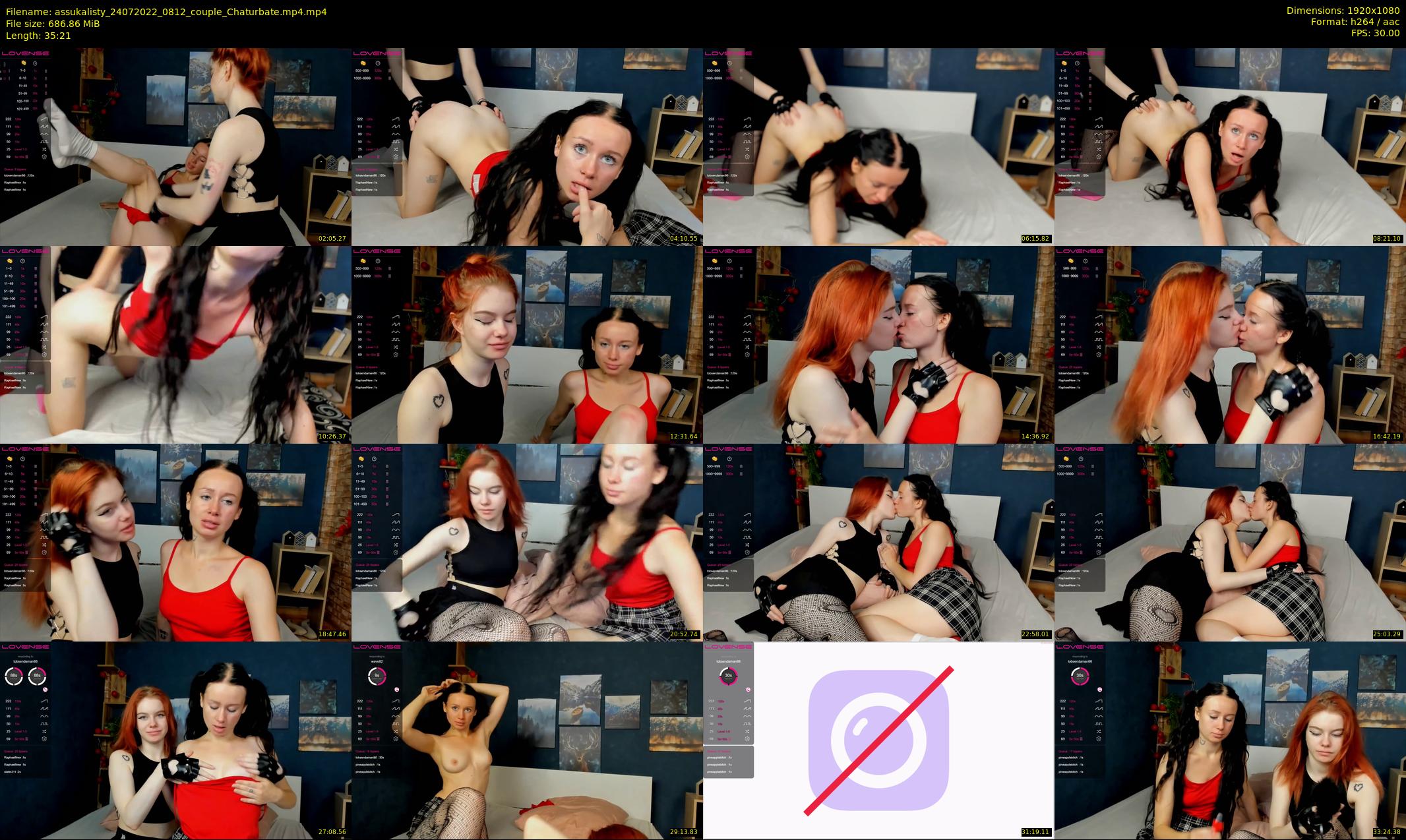 assukalisty — 36 minute Chaturbate couple cam show recording, 1080p, Jul 24, 2022