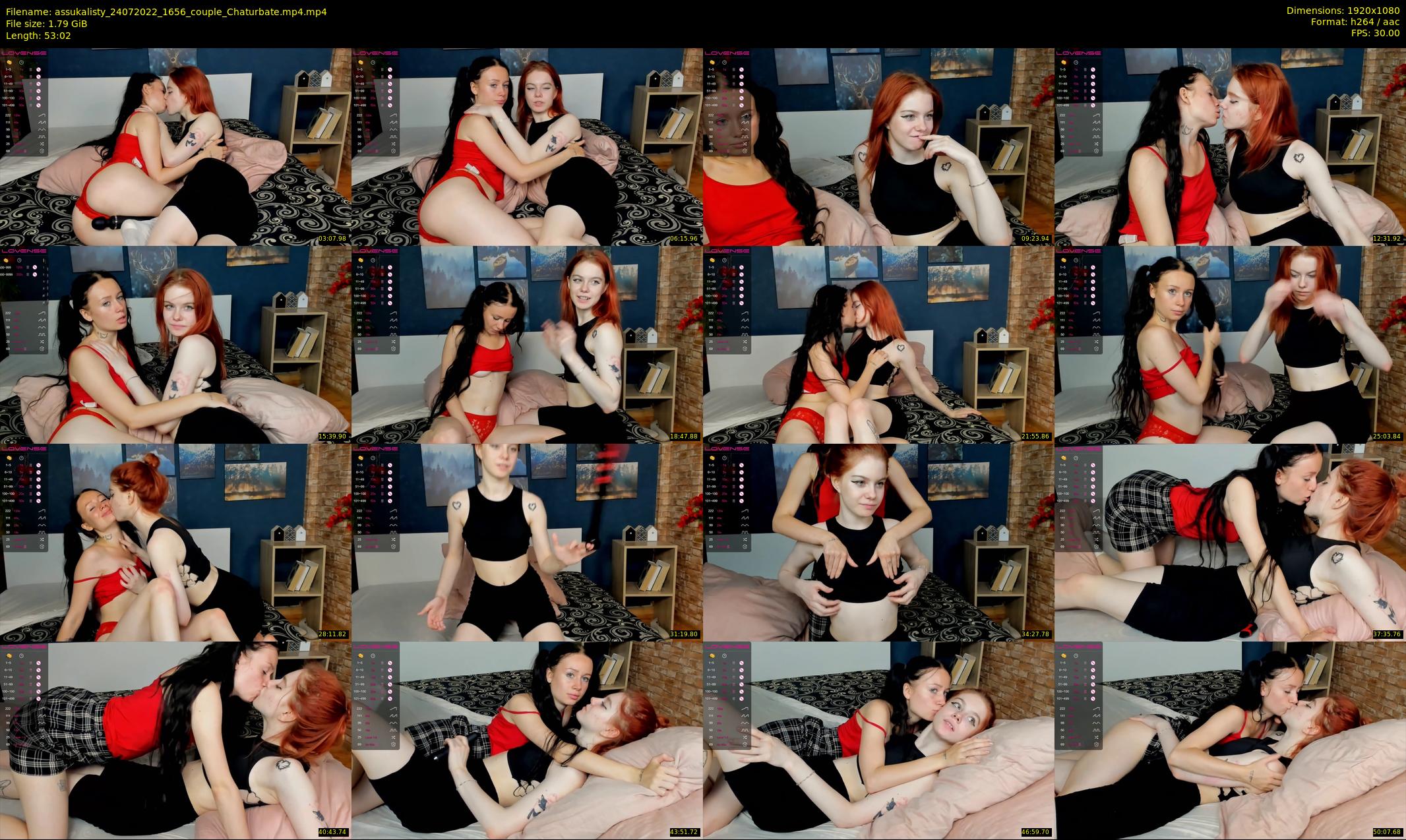 assukalisty — 54 minute Chaturbate couple cam show recording, 1080p, Jul 24, 2022