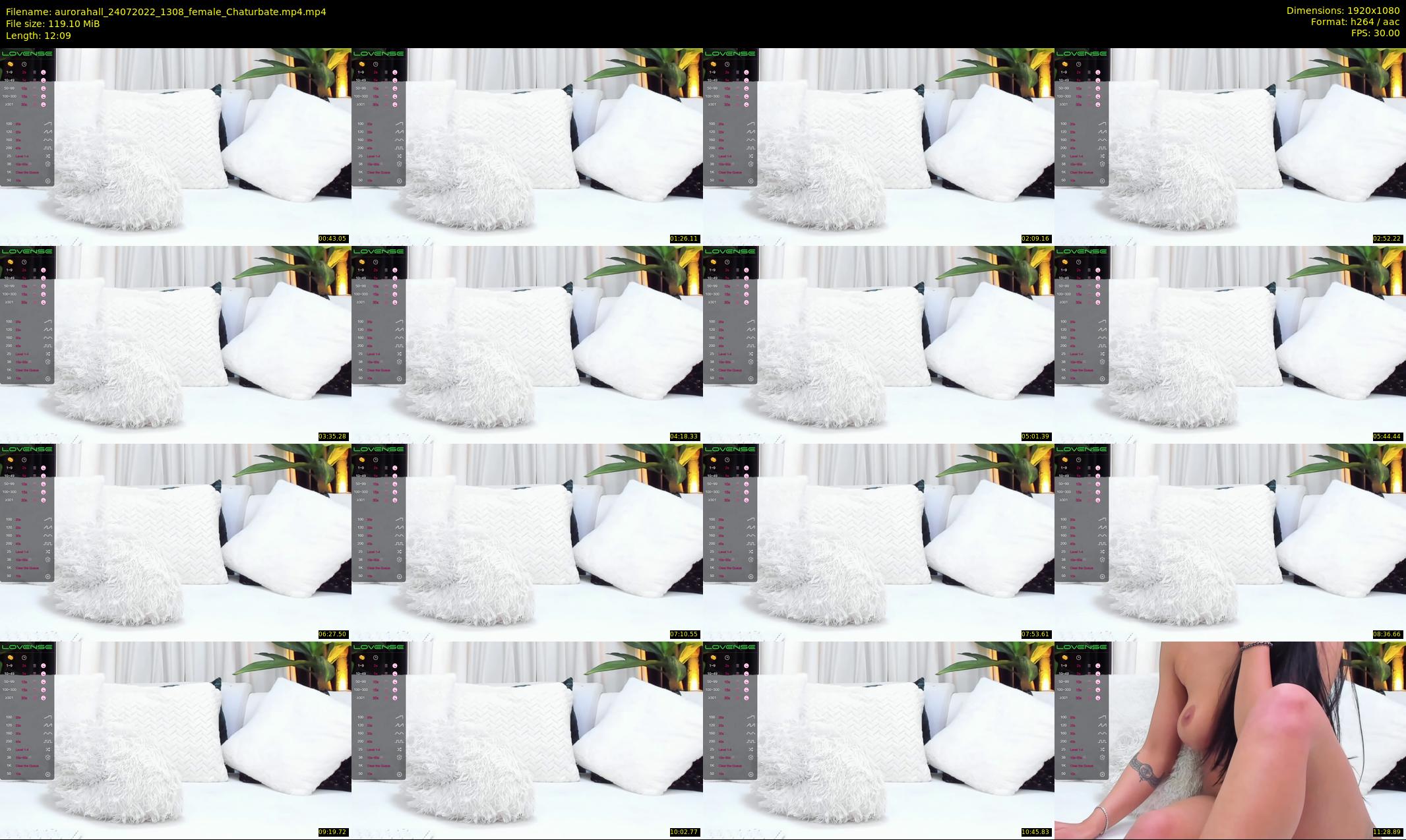 aurorahall — 13 minute Chaturbate female cam show recording, 1080p, Jul 24, 2022