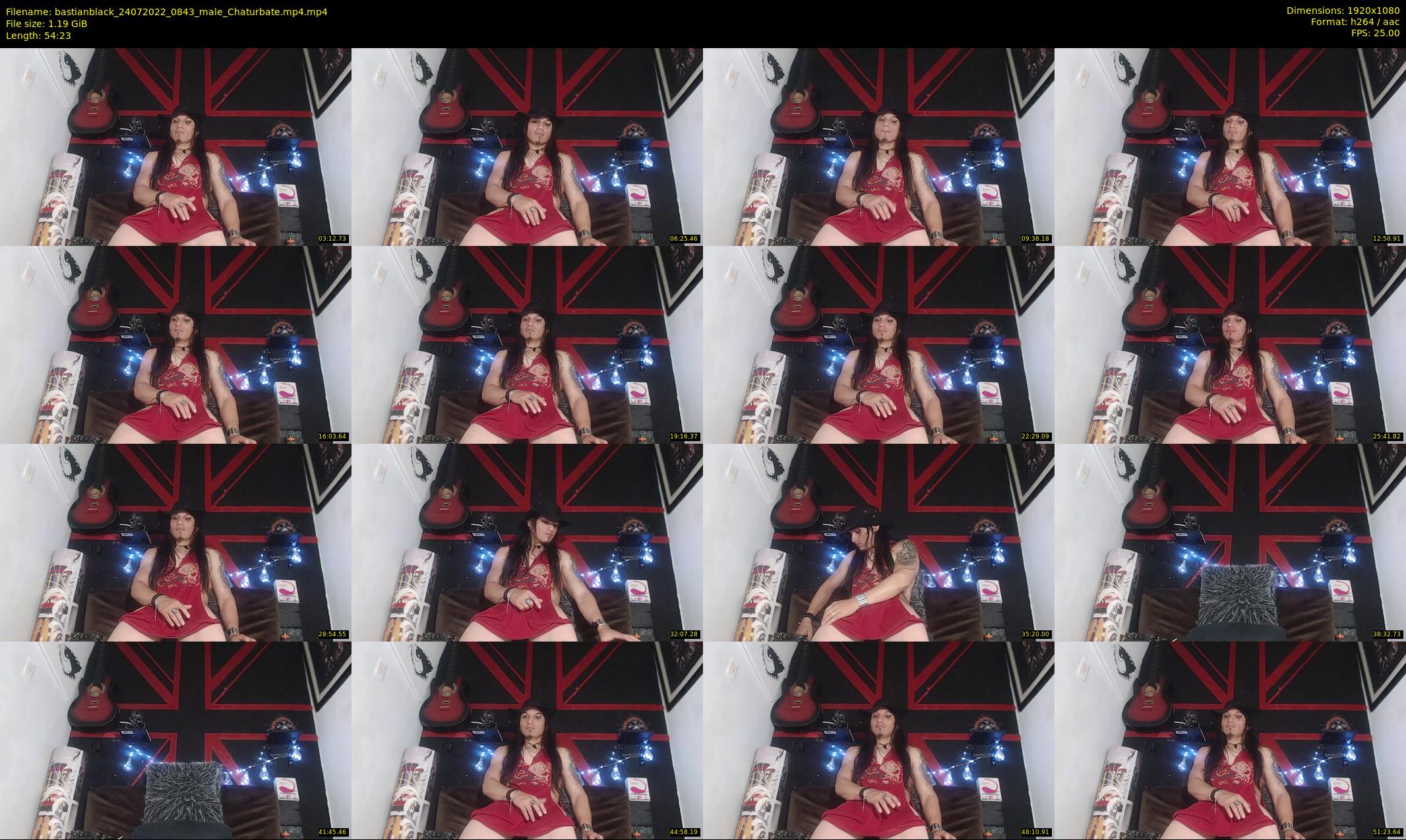 bastianblack — 55 minute Chaturbate male cam show recording, 1080p, Jul 24, 2022