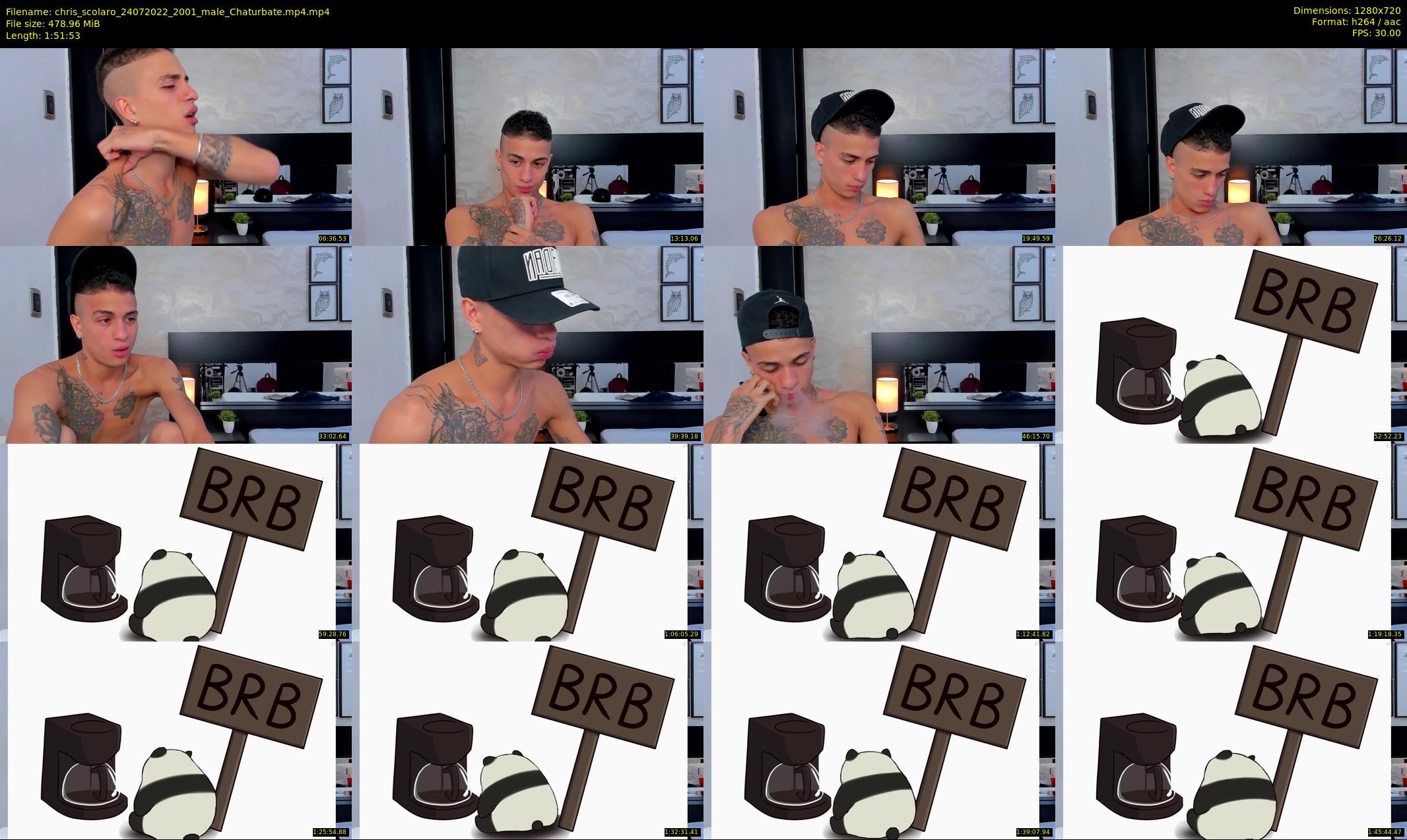 chris_scolaro — 112 minute Chaturbate male cam show recording, 720p, Jul 24, 2022
