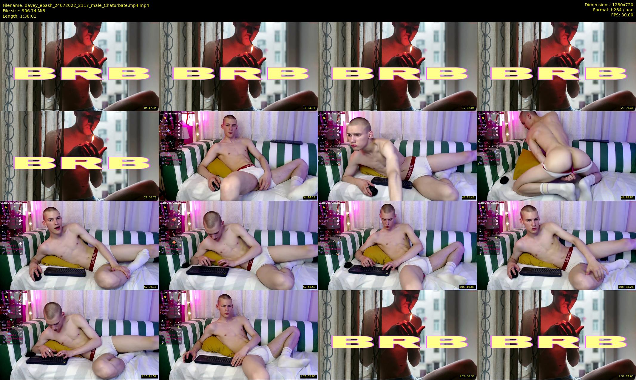 davey_ebash — 99 minute Chaturbate male cam show recording, 720p, Jul 24, 2022