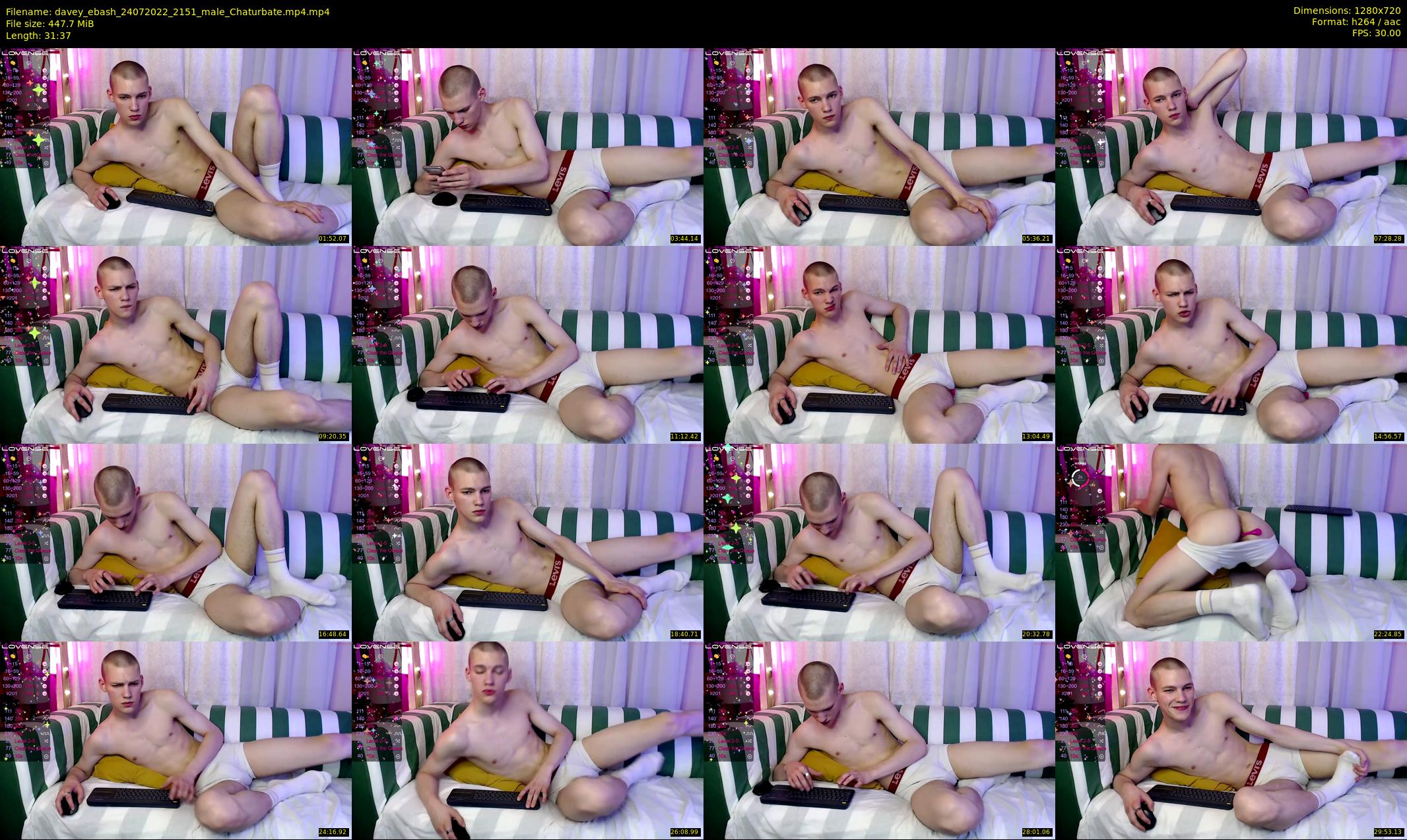 davey_ebash — 32 minute Chaturbate male cam show recording, 720p, Jul 24, 2022