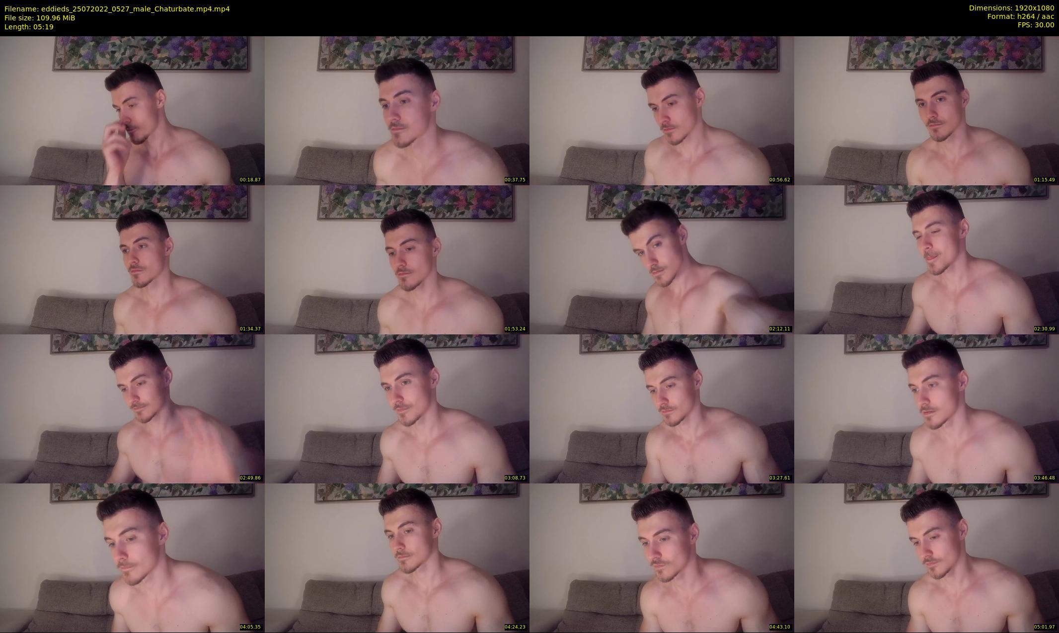 eddieds — 6 minute Chaturbate male cam show recording, 1080p, Jul 25, 2022