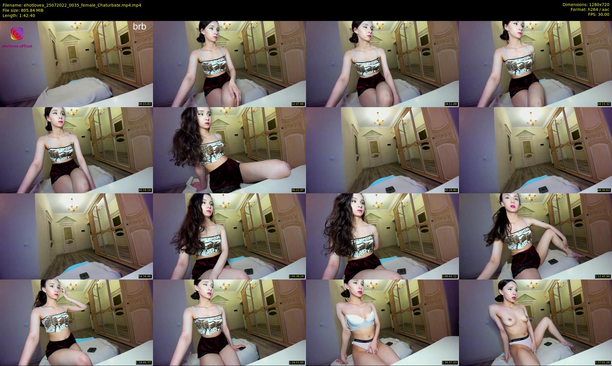 ehotlovea — 103 minute Chaturbate female cam show recording, 720p, Jul 25, 2022