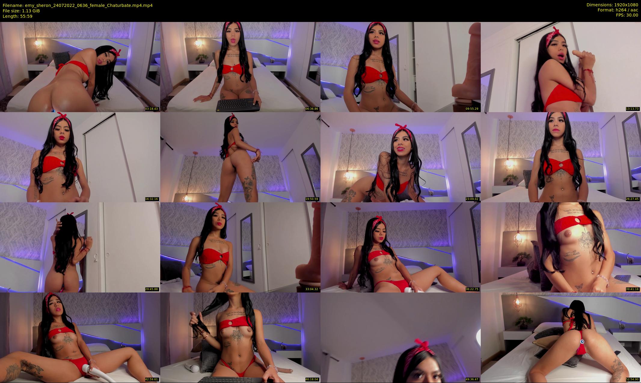 emy_sheron — 56 minute Chaturbate female cam show recording, 1080p, Jul 24, 2022