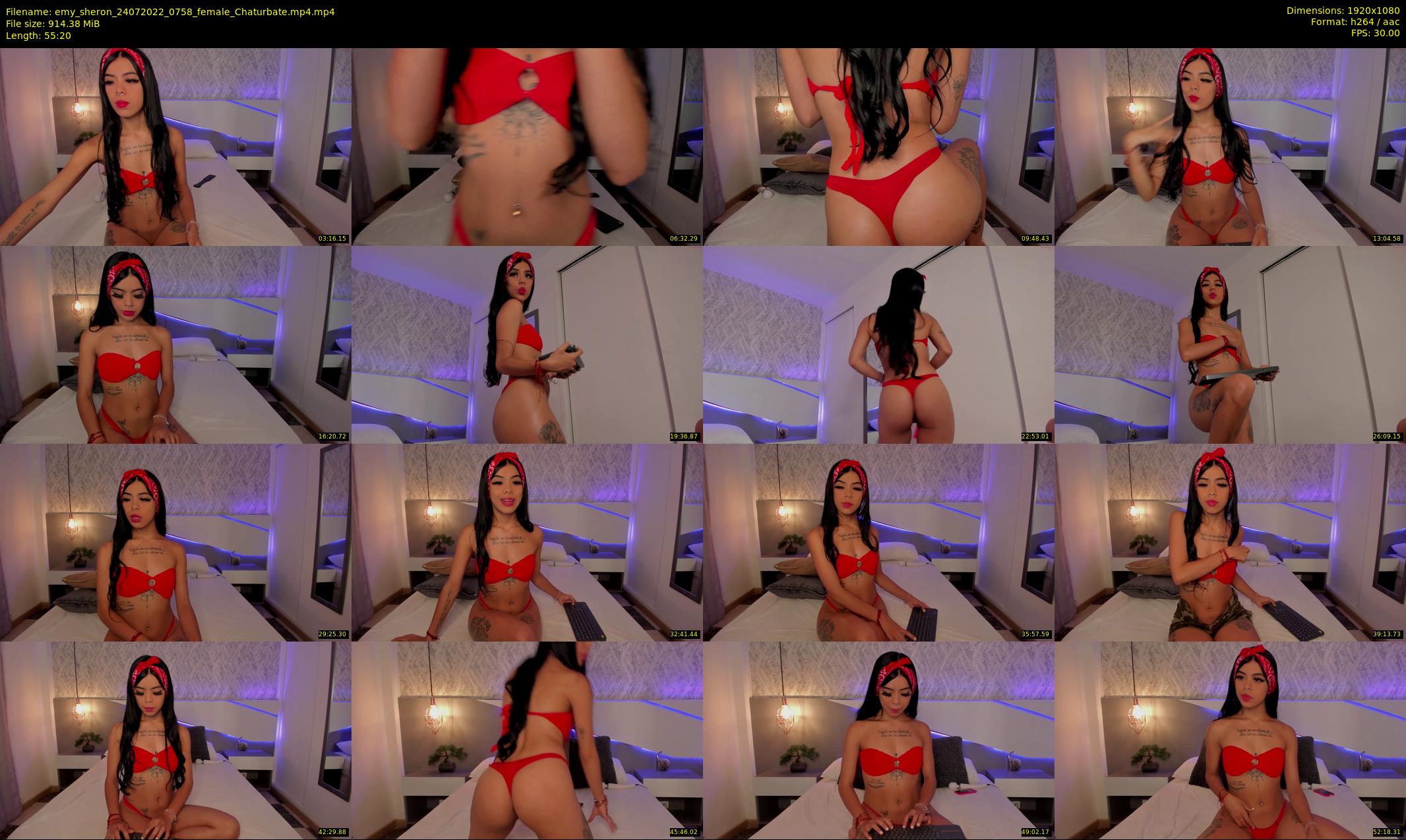 emy_sheron — 56 minute Chaturbate female cam show recording, 1080p, Jul 24, 2022