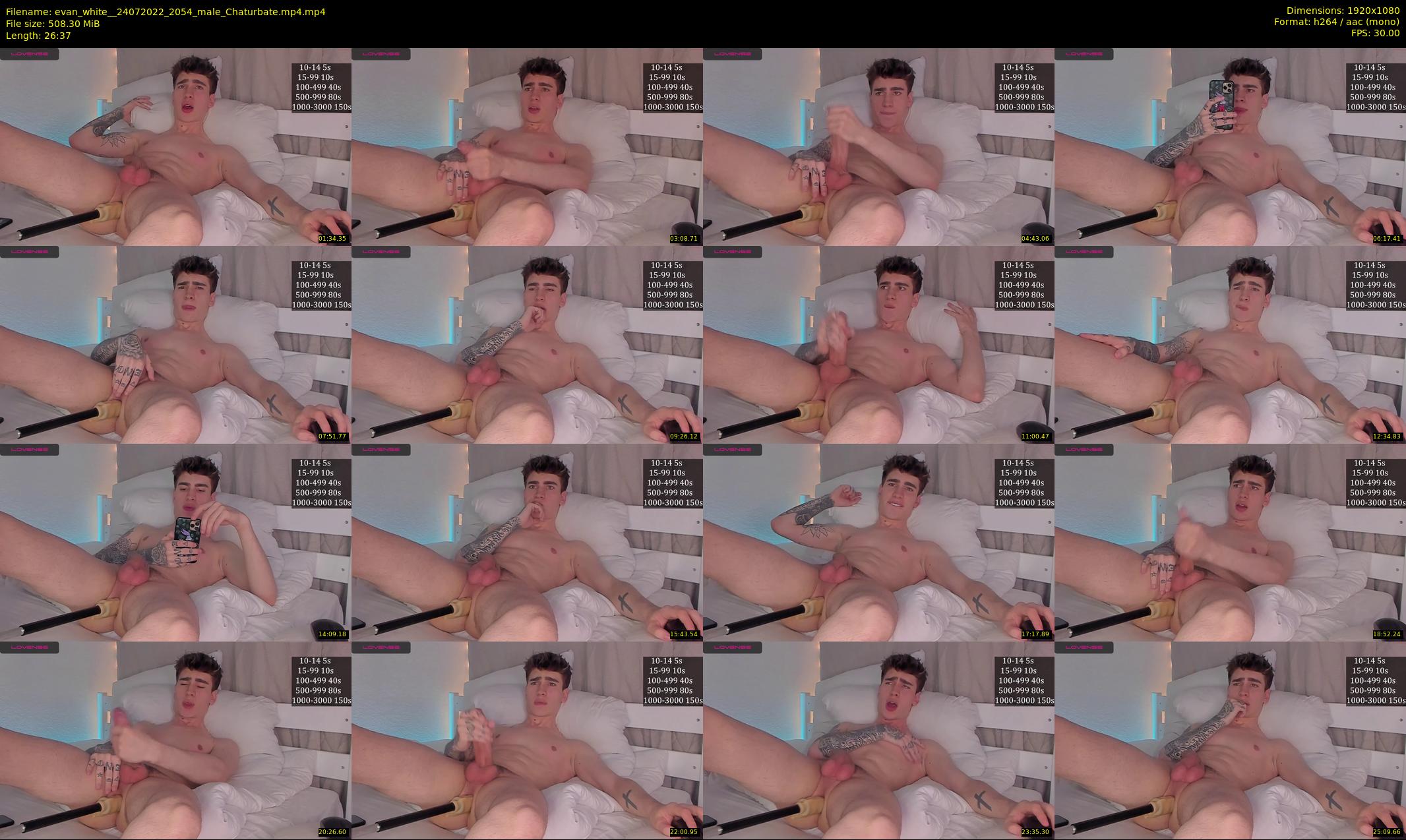 evan_white_ — 27 minute Chaturbate male cam show recording, 1080p, Jul 24, 2022