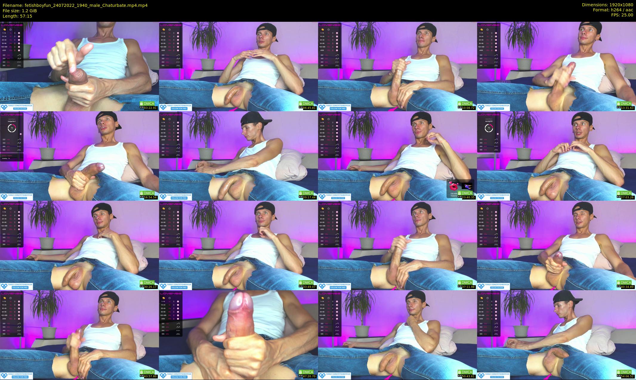 fetishboyfun — 58 minute Chaturbate male cam show recording, 1080p, Jul 24, 2022