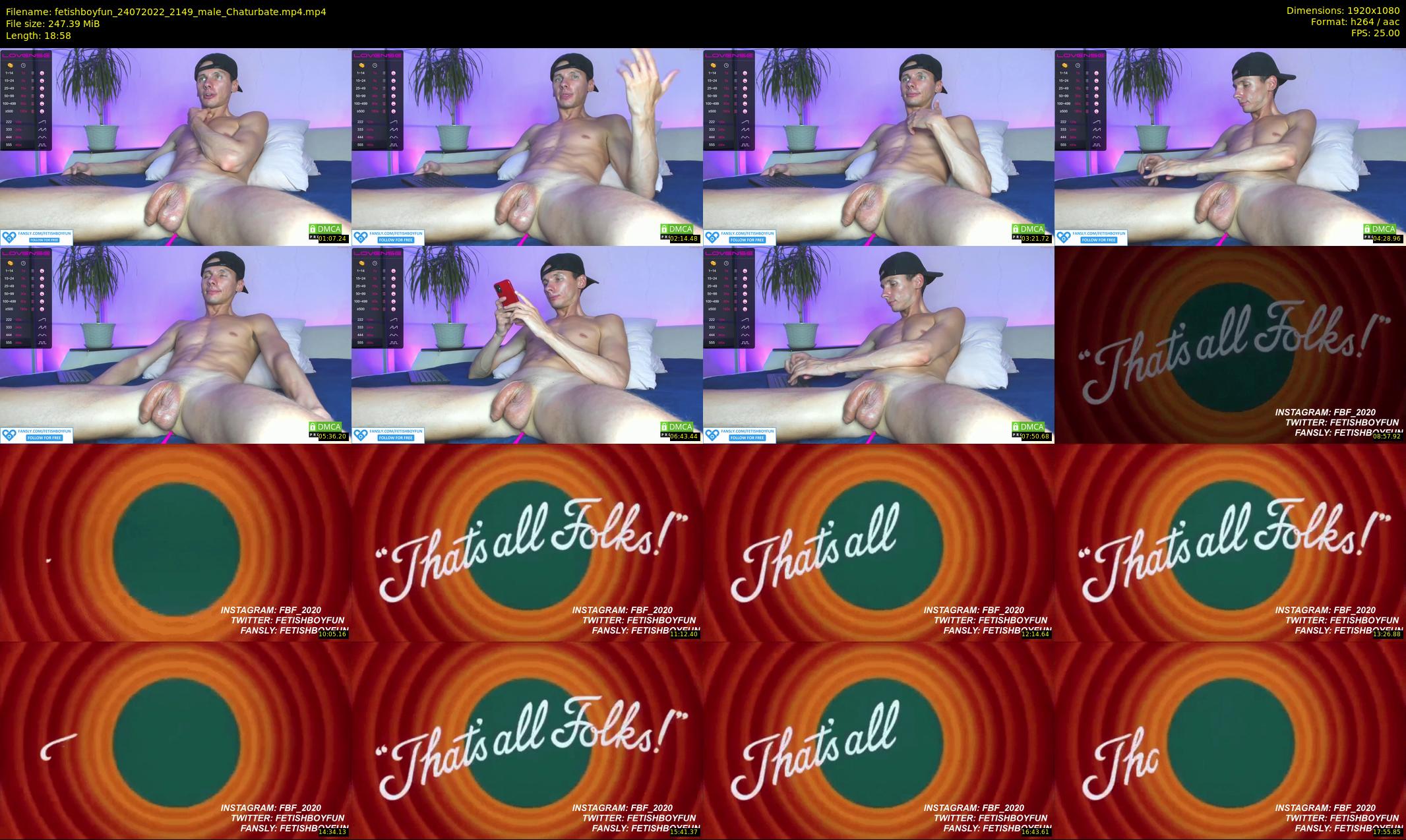 fetishboyfun — 19 minute Chaturbate male cam show recording, 1080p, Jul 24, 2022