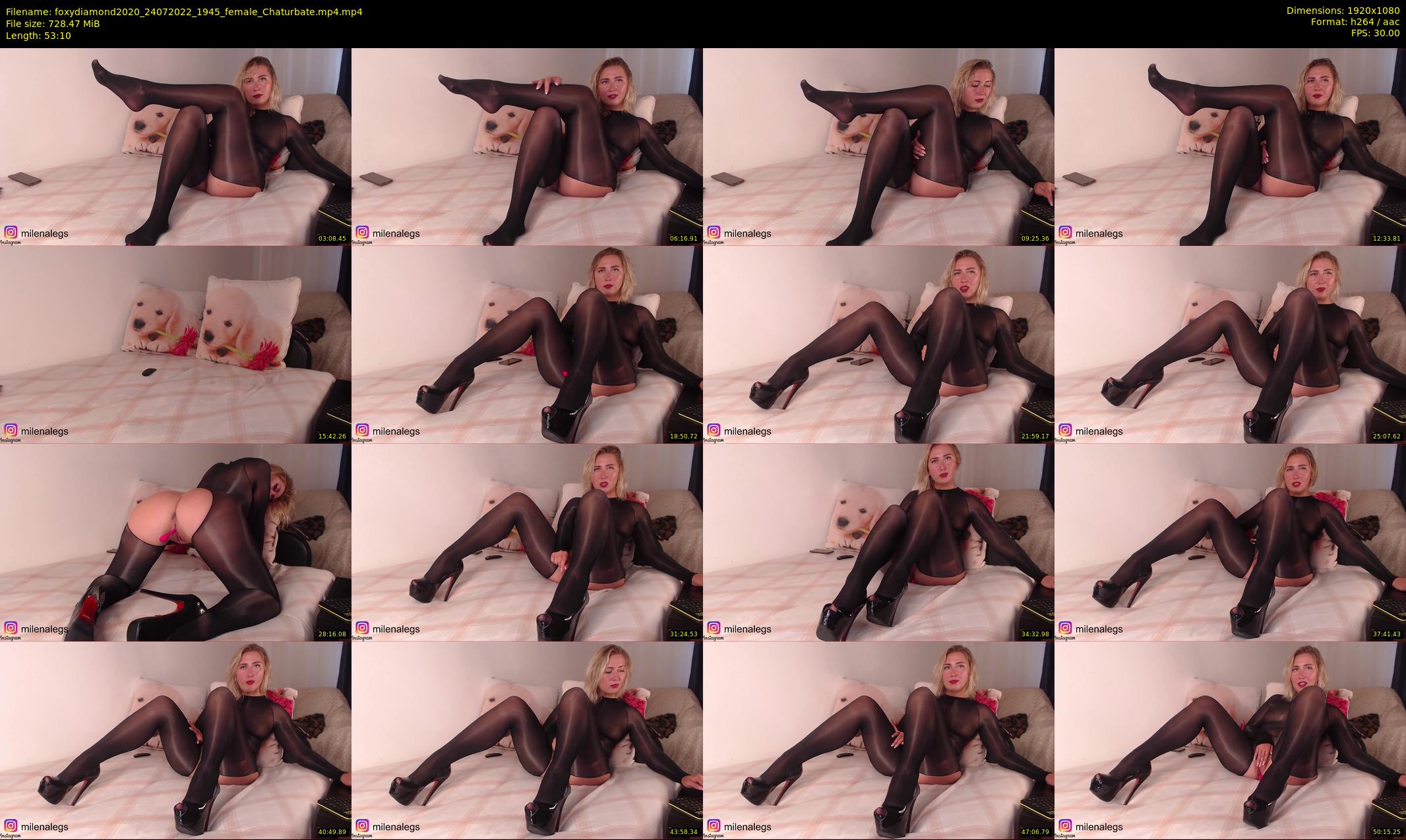 foxydiamond2020 — 54 minute Chaturbate female cam show recording, 1080p, Jul 24, 2022
