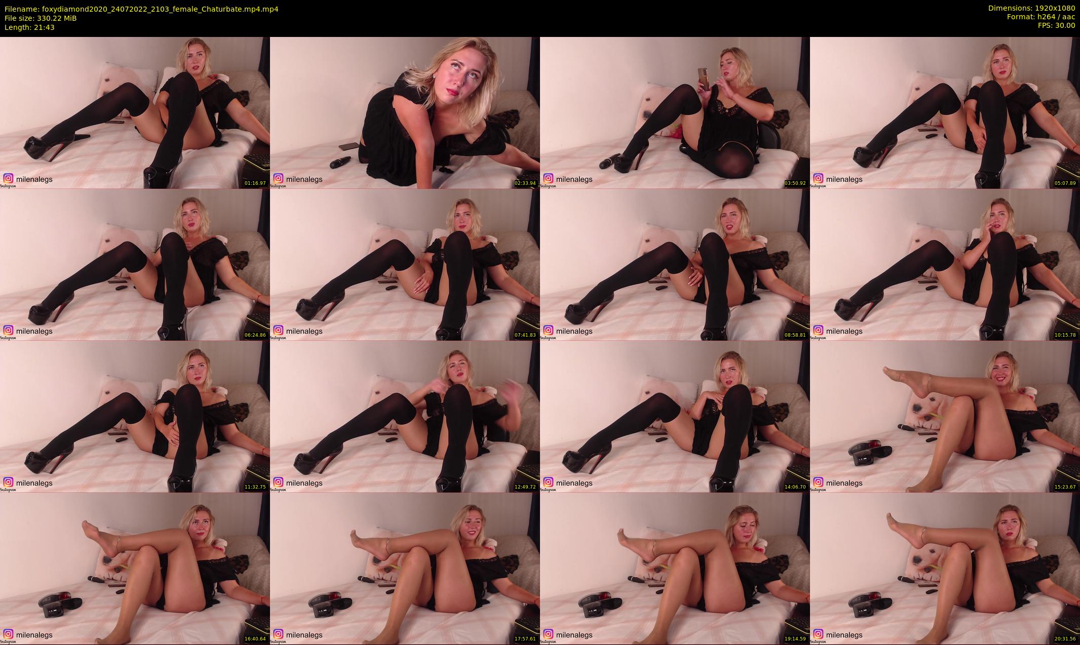 foxydiamond2020 — 22 minute Chaturbate female cam show recording, 1080p, Jul 24, 2022