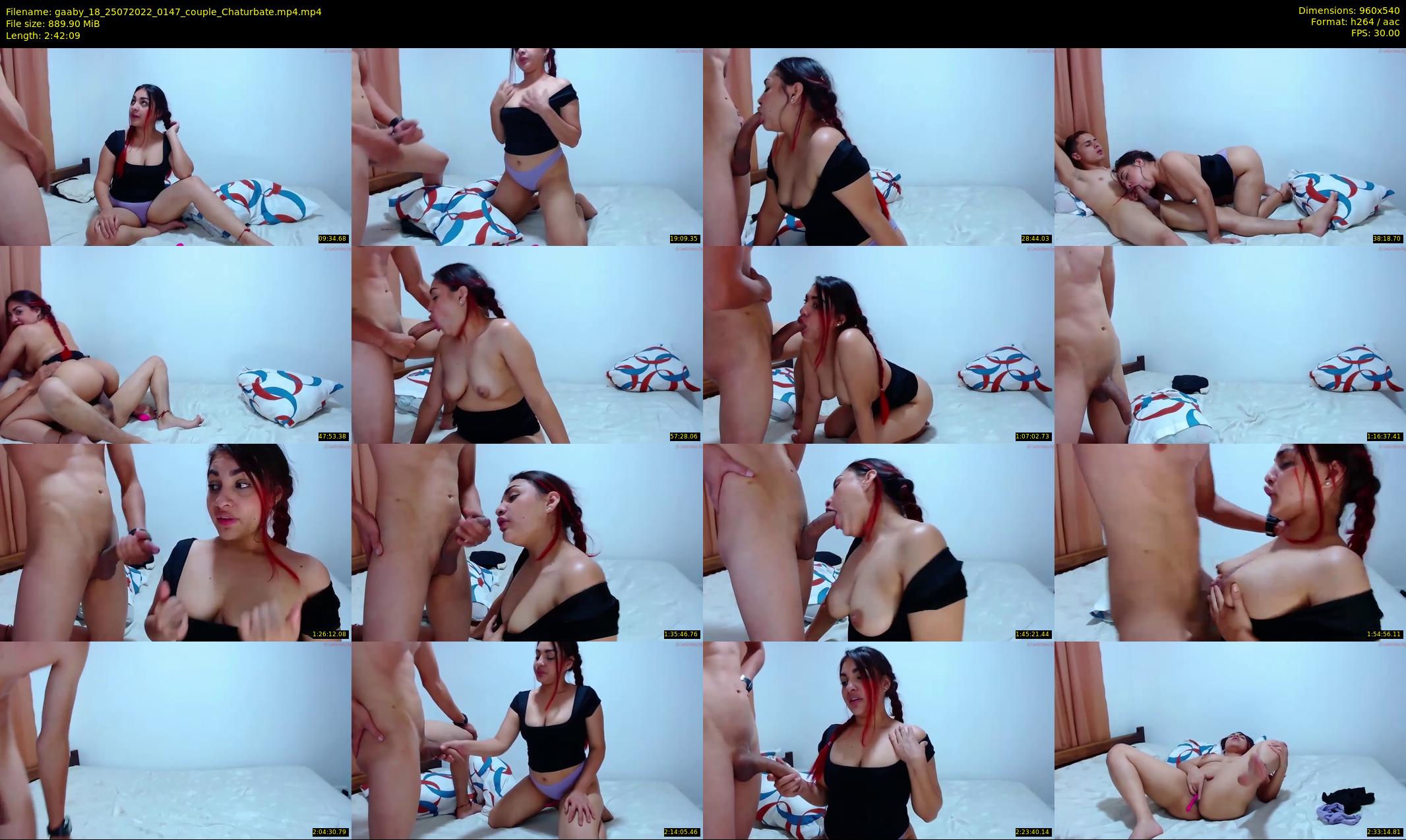 gaaby_18 — 163 minute Chaturbate couple cam show recording, 480p, Jul 25, 2022