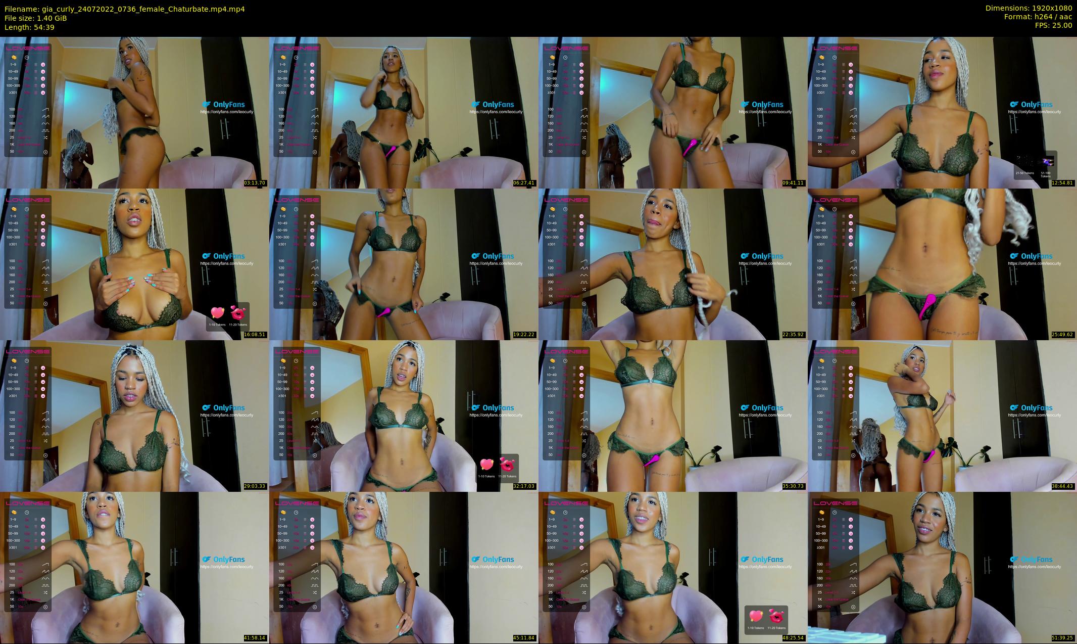 gia_curly — 55 minute Chaturbate female cam show recording, 1080p, Jul 24, 2022