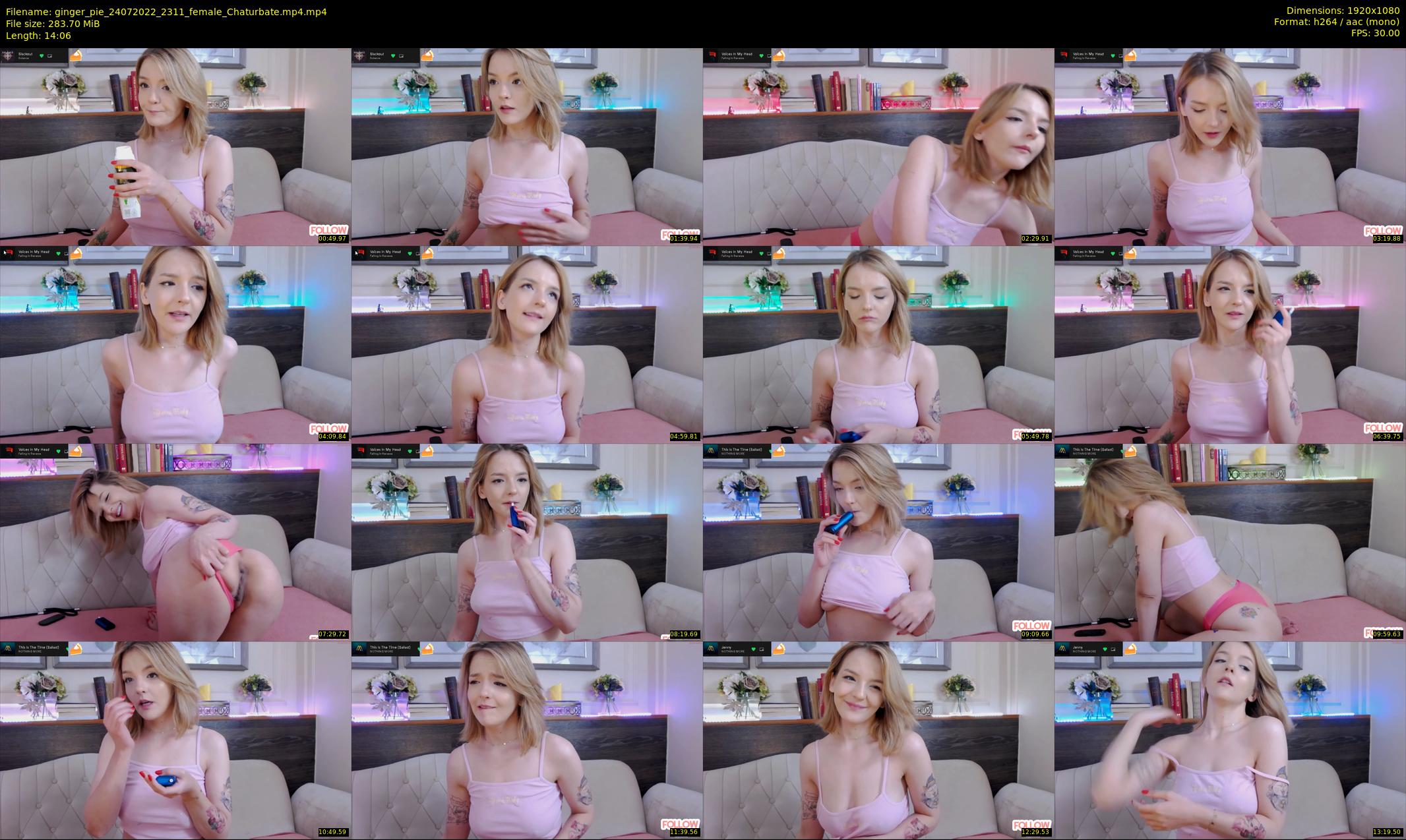 ginger_pie — 15 minute Chaturbate female cam show recording, 1080p, Jul 24, 2022