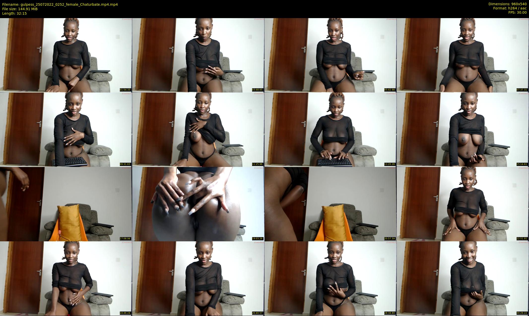 gulpess — 33 minute Chaturbate female cam show recording, 480p, Jul 25, 2022
