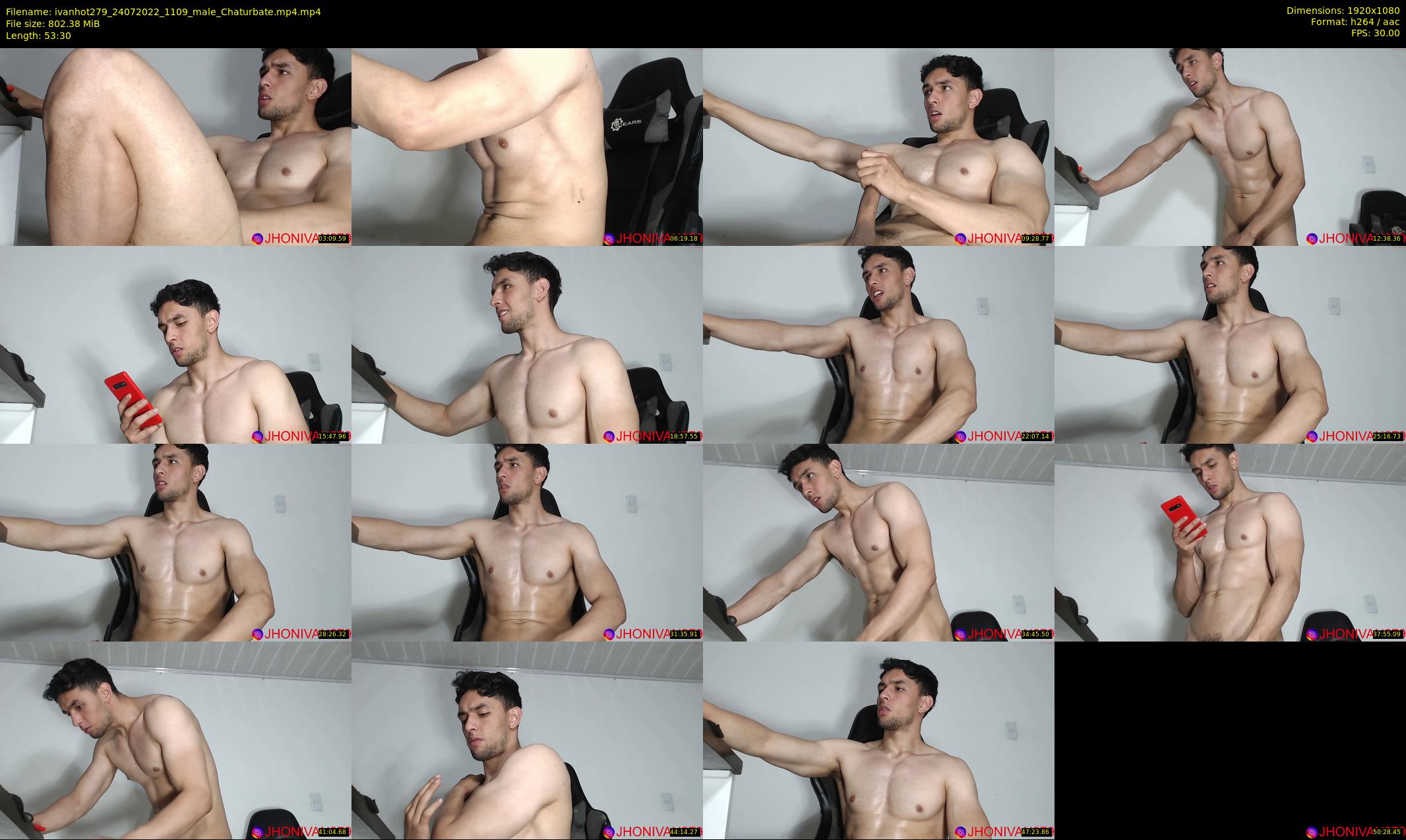 ivanhot279 — 54 minute Chaturbate male cam show recording, 1080p, Jul 24, 2022