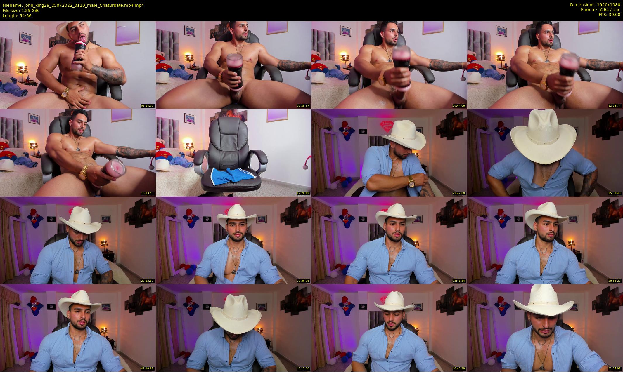 john_king29 — 55 minute Chaturbate male cam show recording, 1080p, Jul 25, 2022