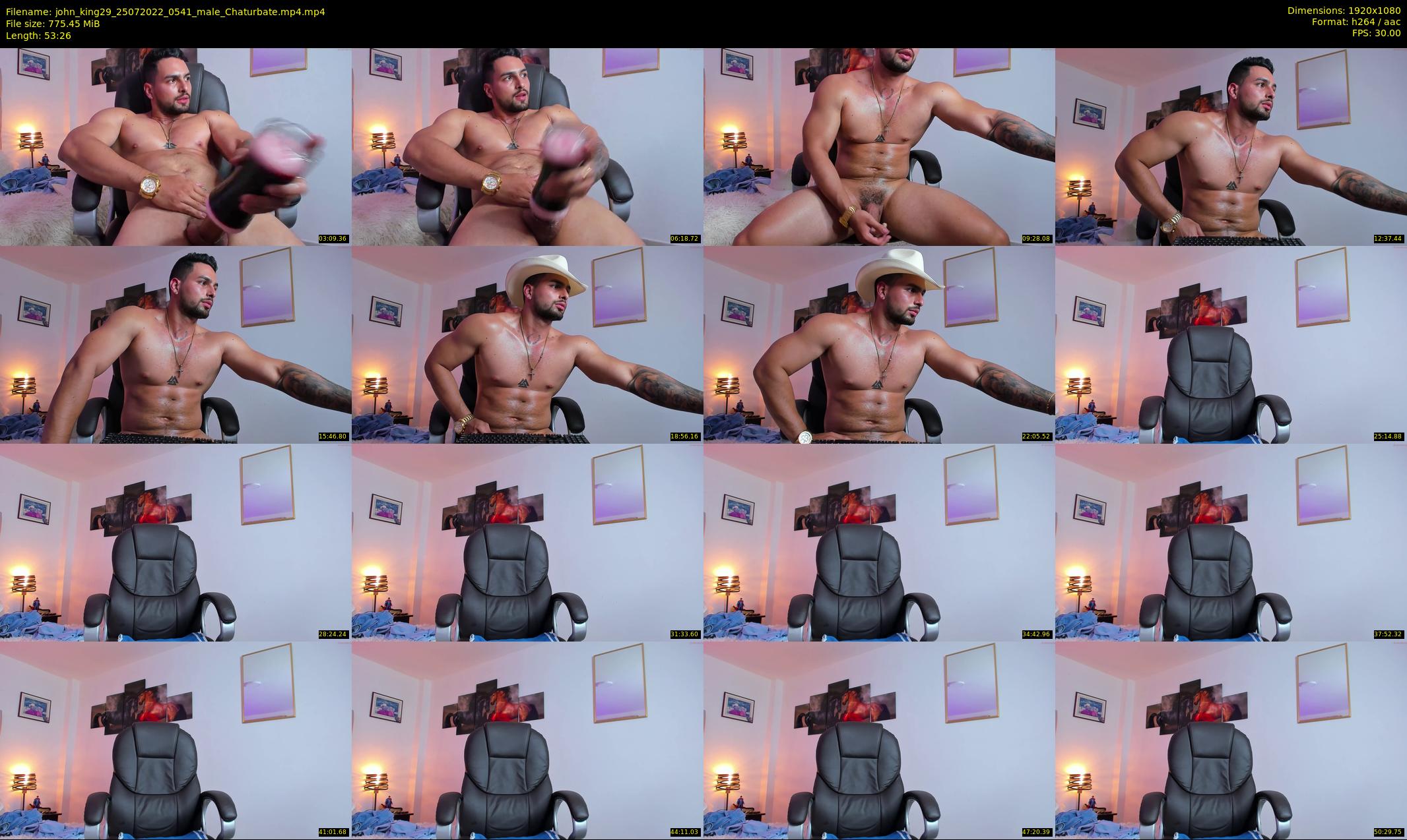 john_king29 — 54 minute Chaturbate male cam show recording, 1080p, Jul 25, 2022
