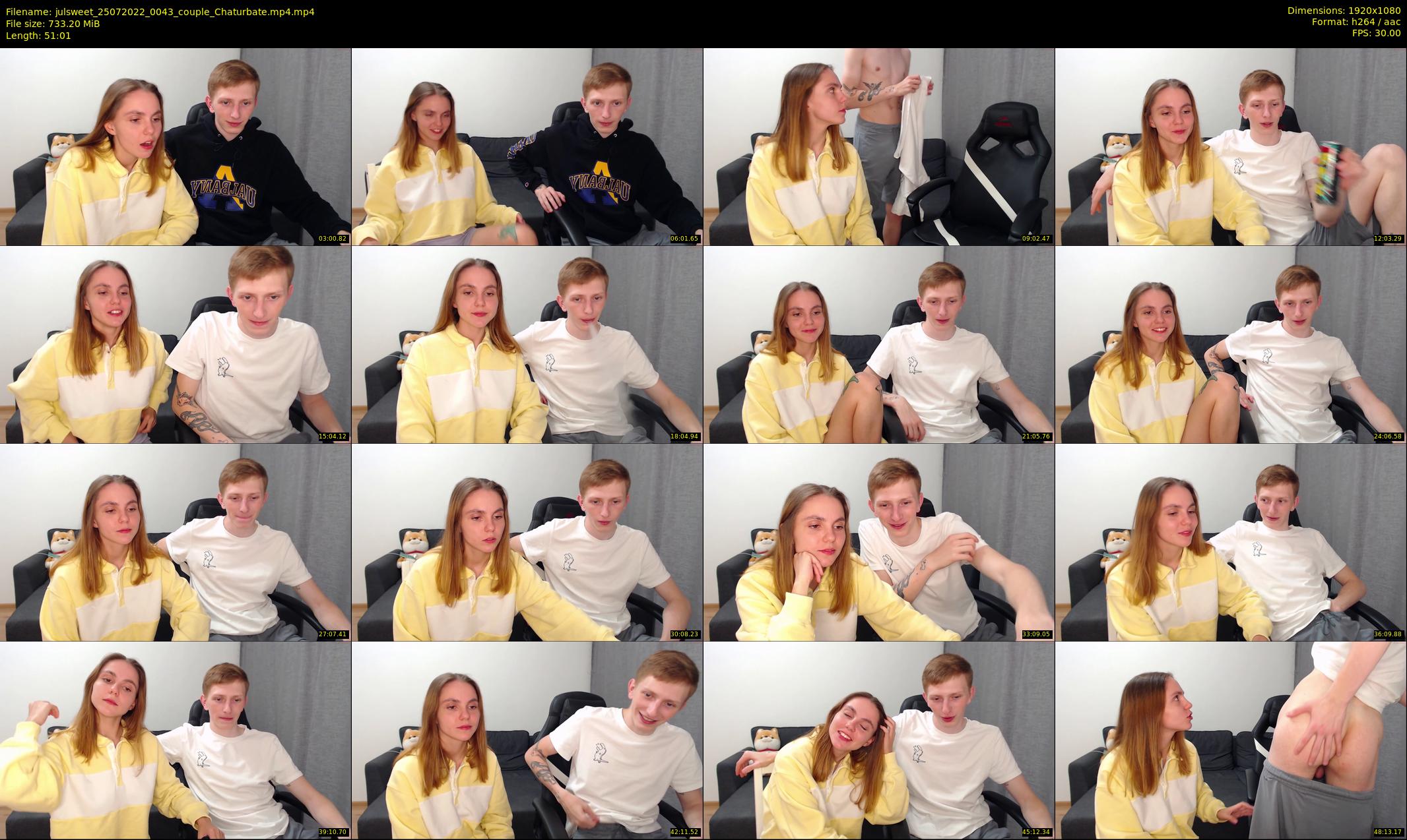 julsweet — 52 minute Chaturbate male cam show recording, 1080p, Jul 25, 2022