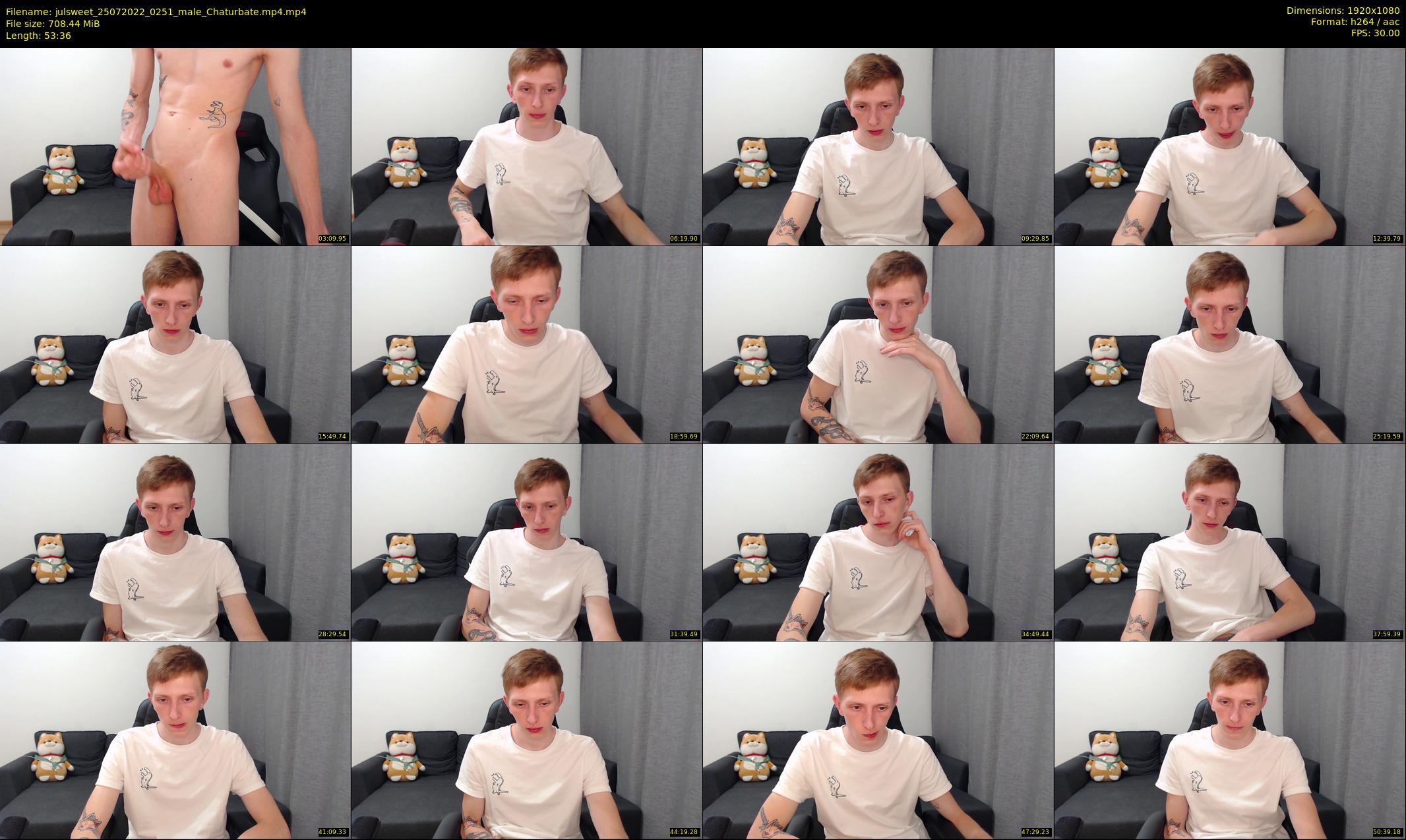 julsweet — 54 minute Chaturbate male cam show recording, 1080p, Jul 25, 2022