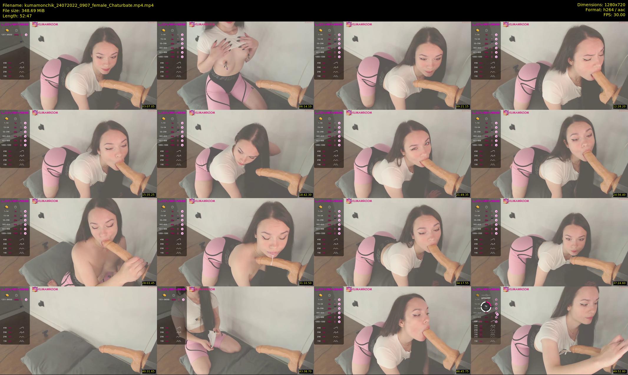 kumamonchik — 53 minute Chaturbate couple cam show recording, 720p, Jul 24, 2022
