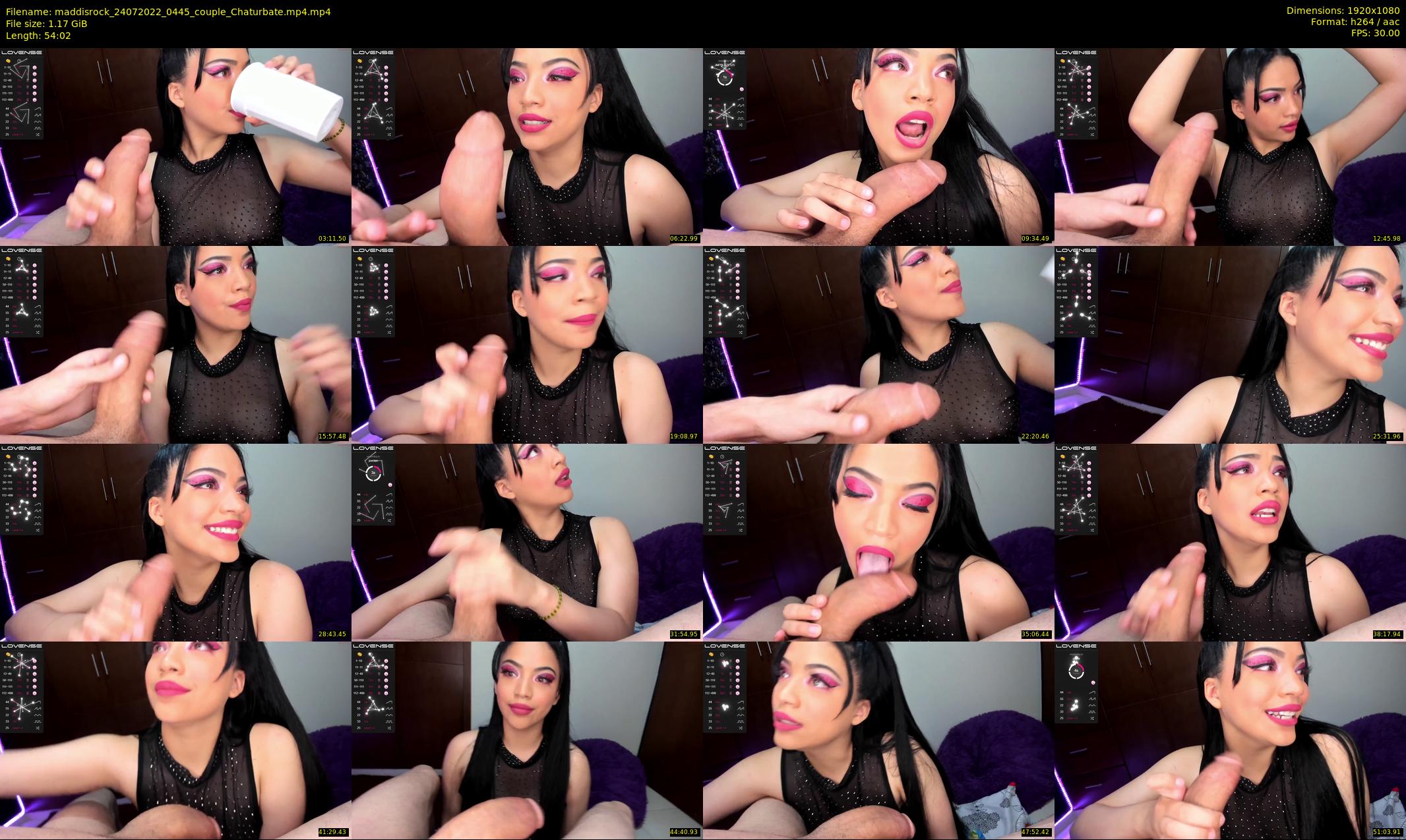 maddisrock — 55 minute Chaturbate couple cam show recording, 1080p, Jul 24, 2022