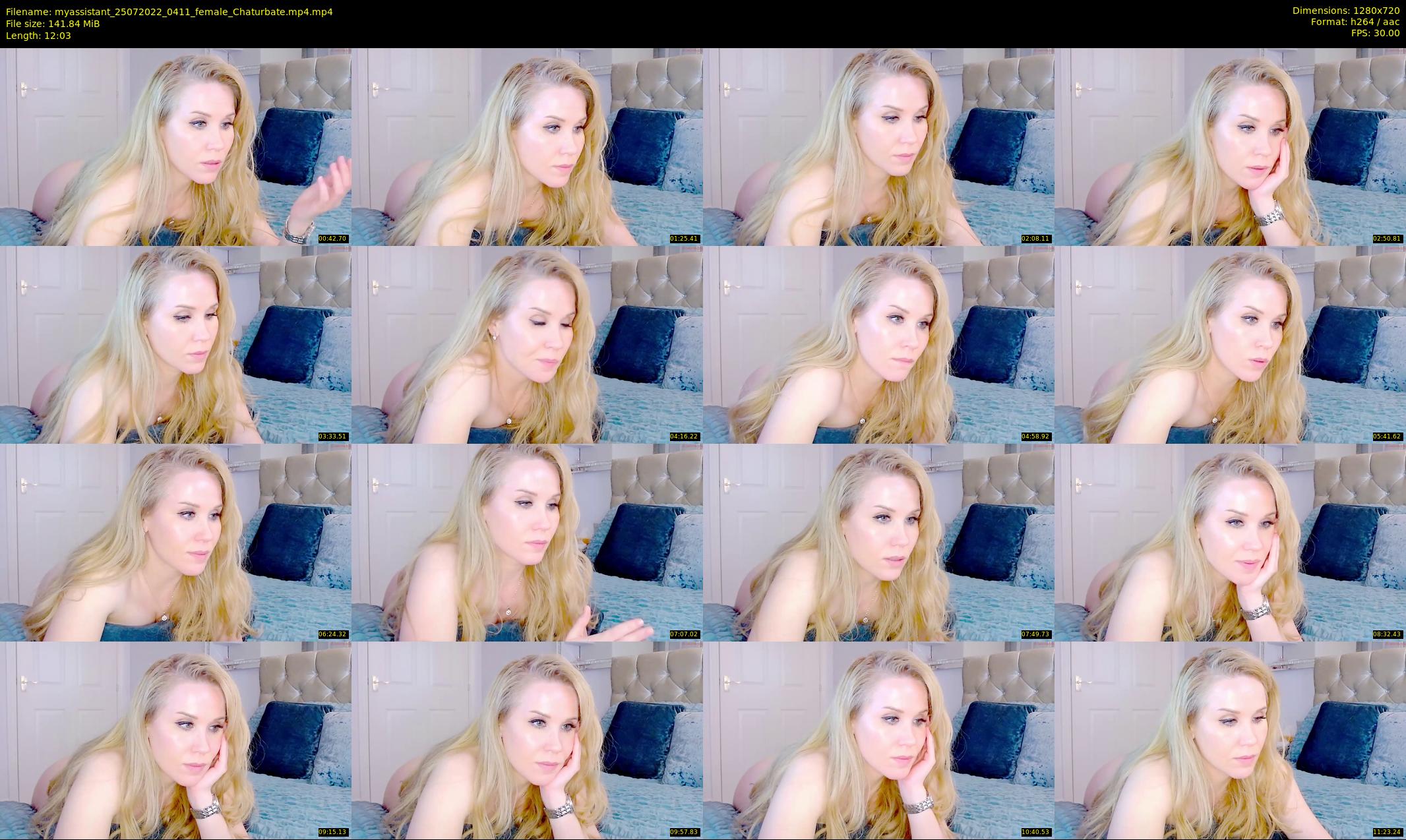 myassistant — 13 minute Chaturbate female cam show recording, 720p, Jul 25, 2022