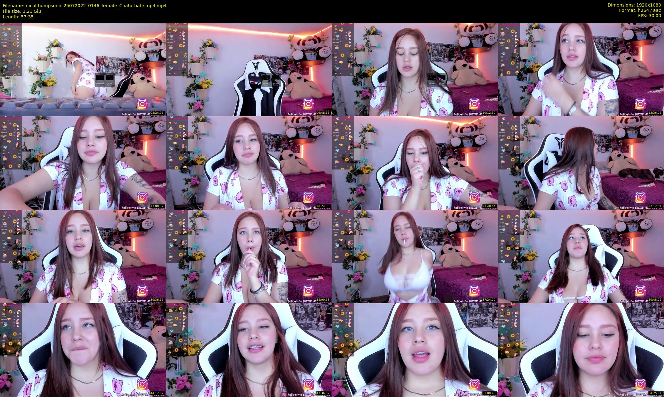 nicolthompsonn — 58 minute Chaturbate female cam show recording, 1080p, Jul 25, 2022