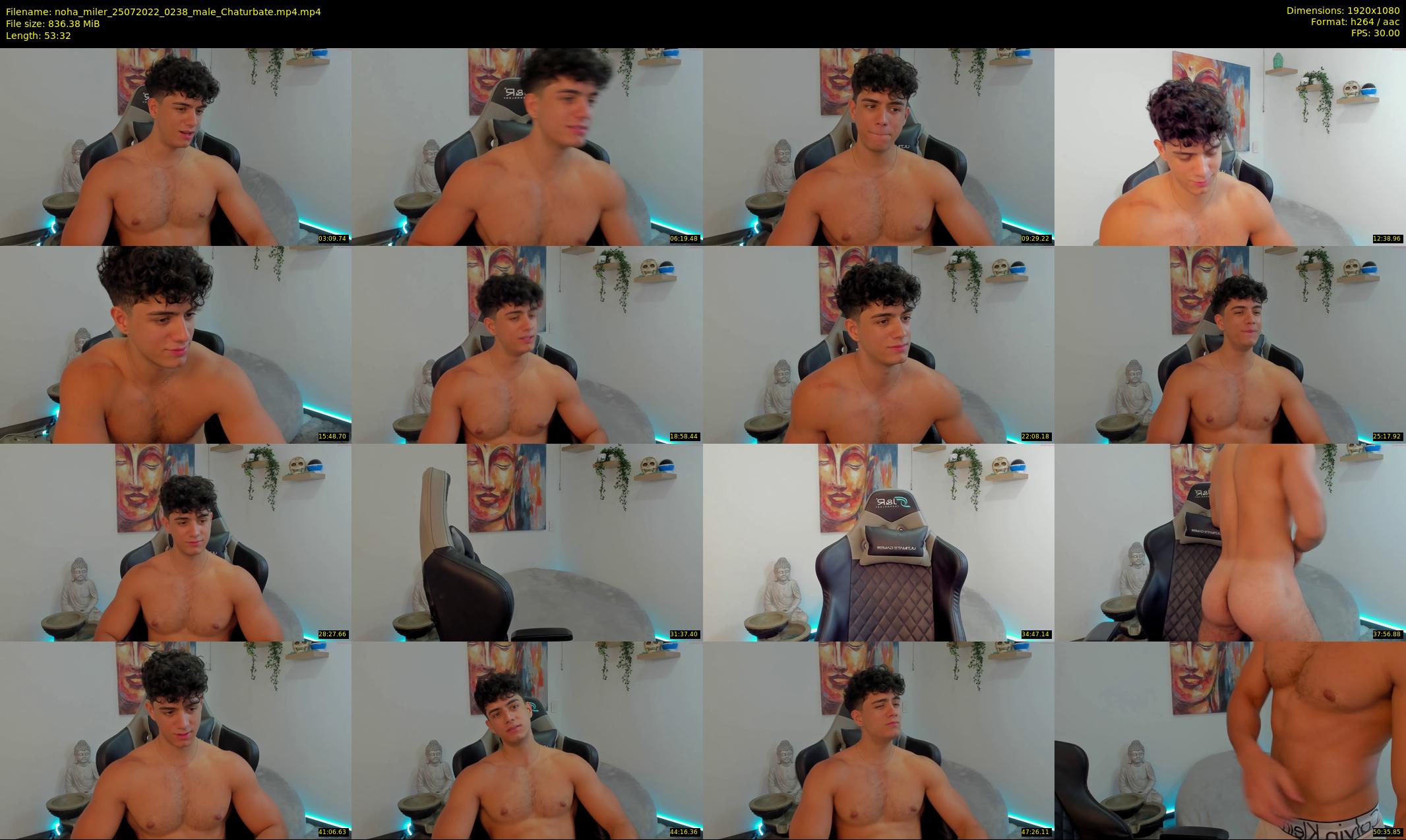 noha_miler — 54 minute Chaturbate male cam show recording, 1080p, Jul 25, 2022